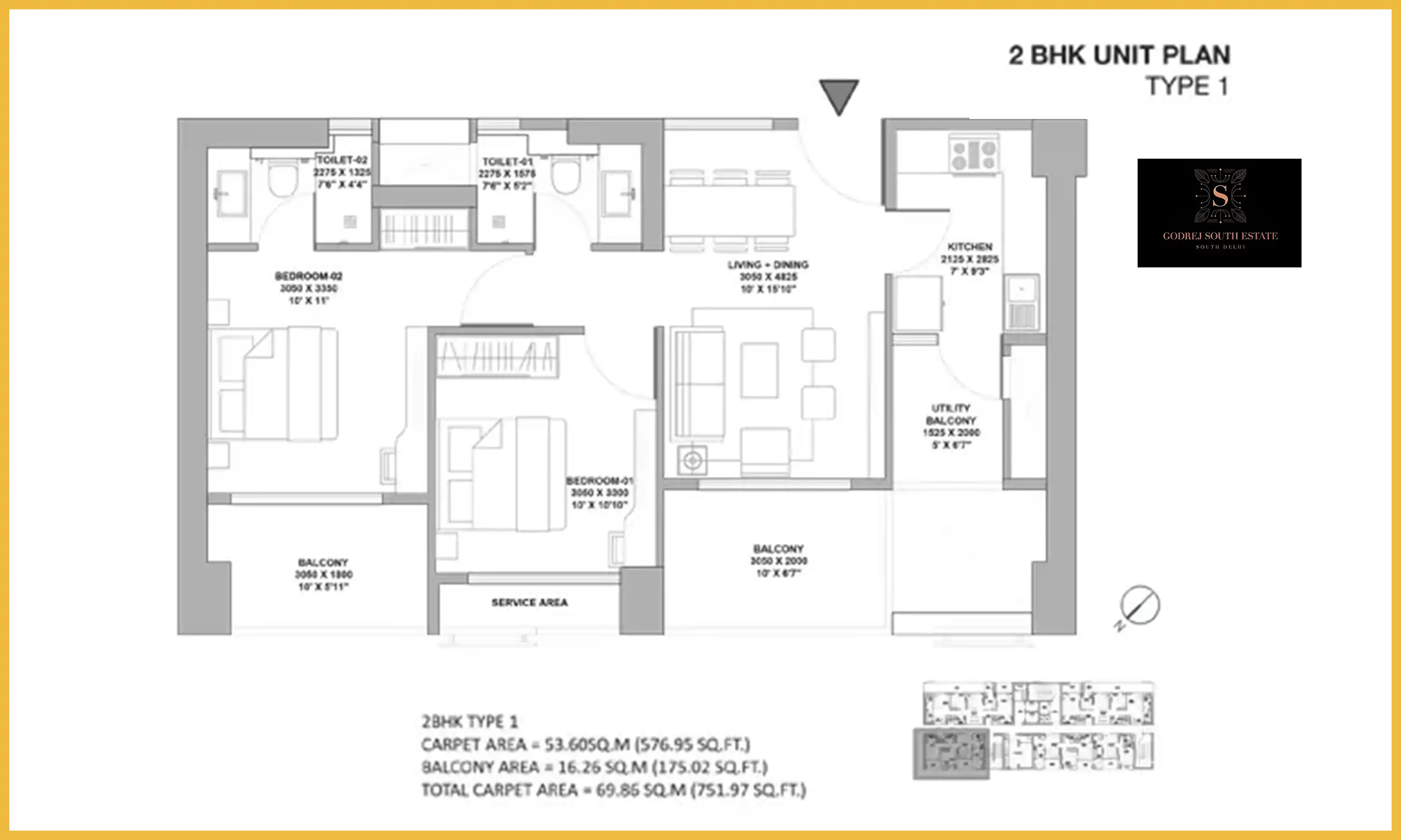 751 Sqft