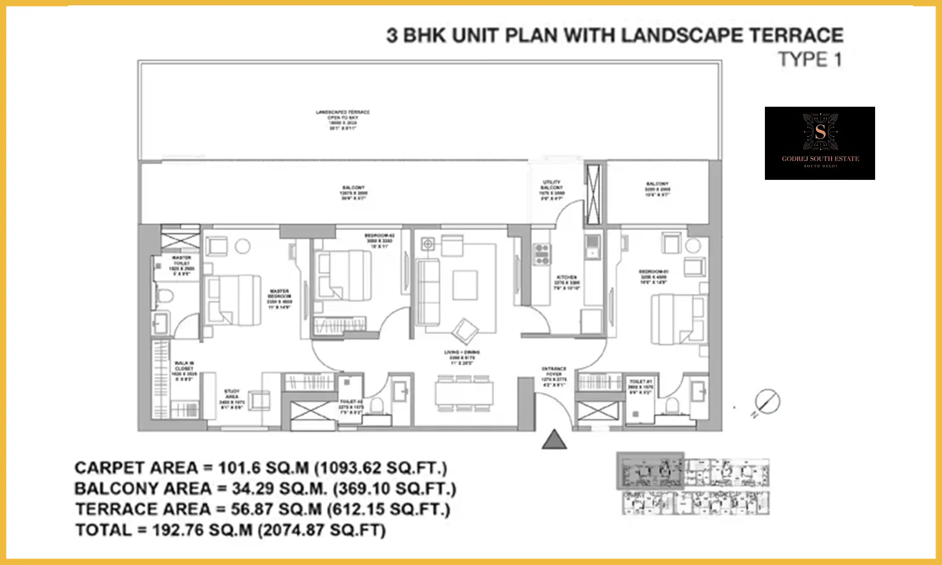 2074 Sqft