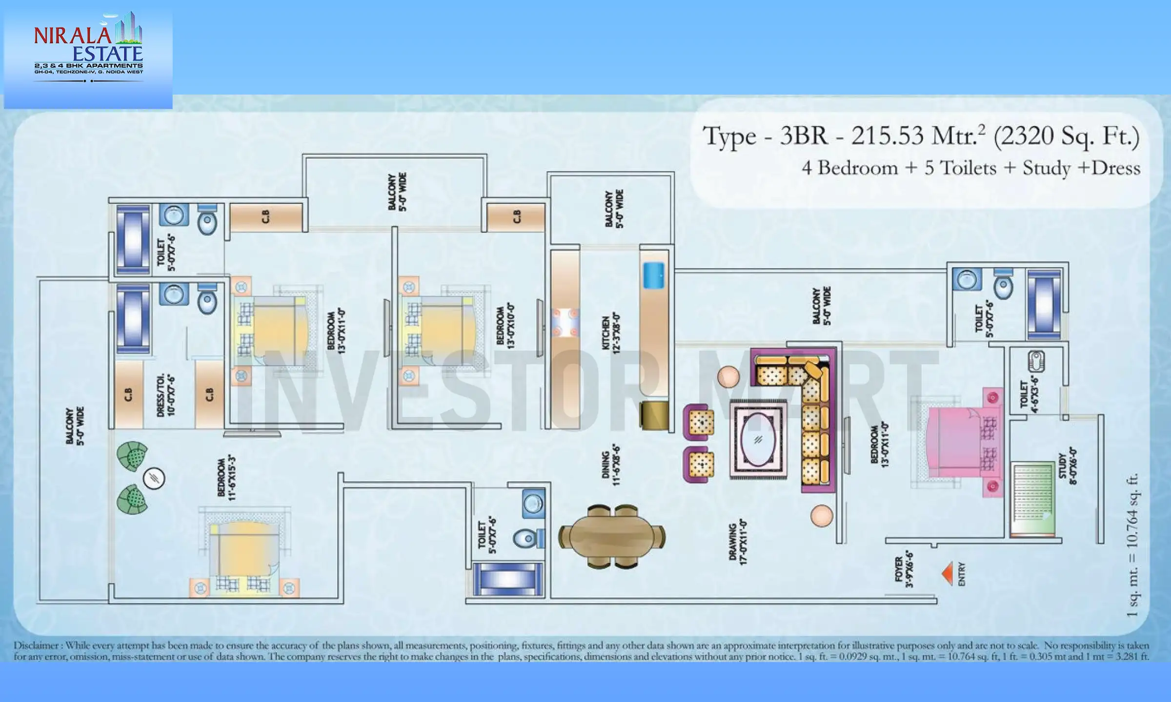 2320 Sqft