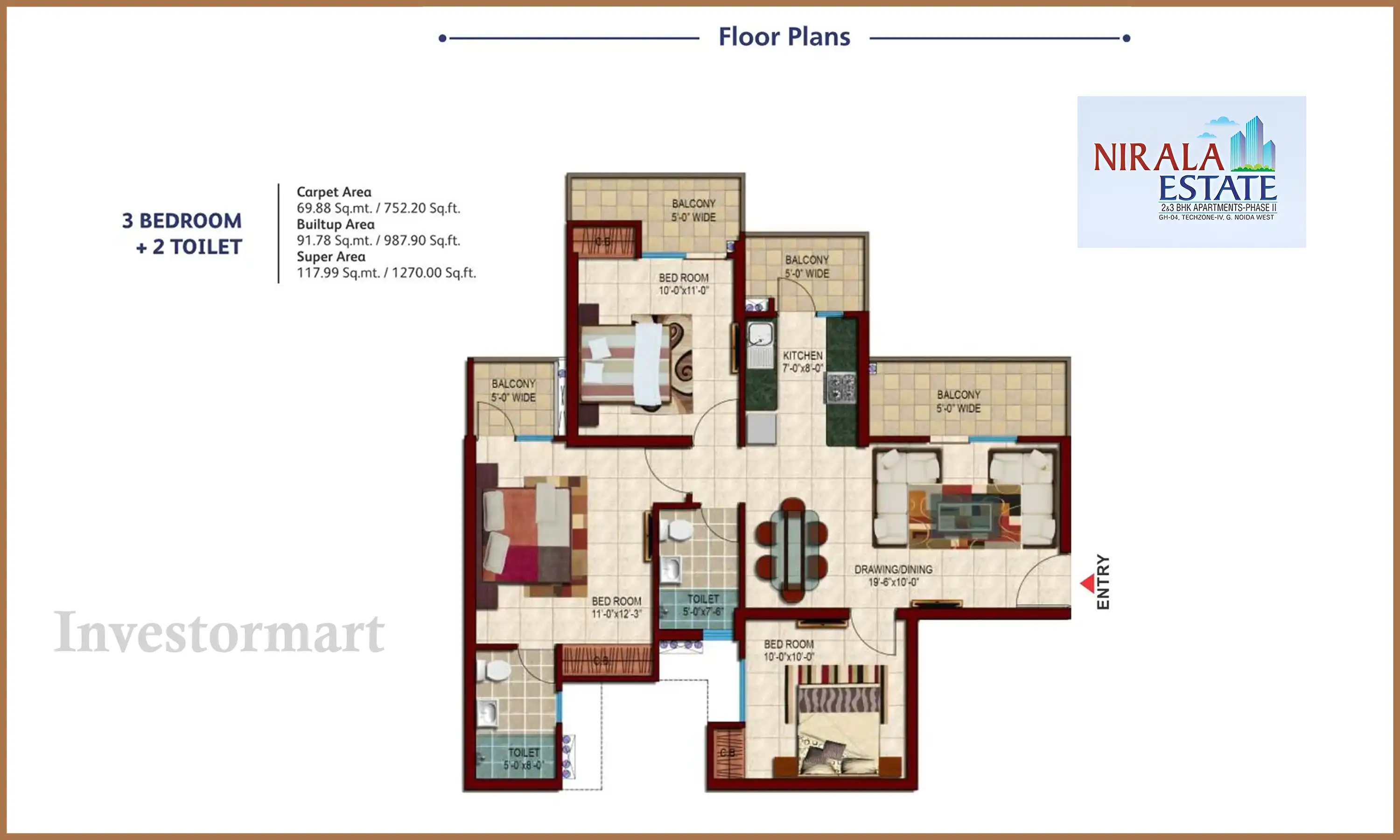 1270 Sqft