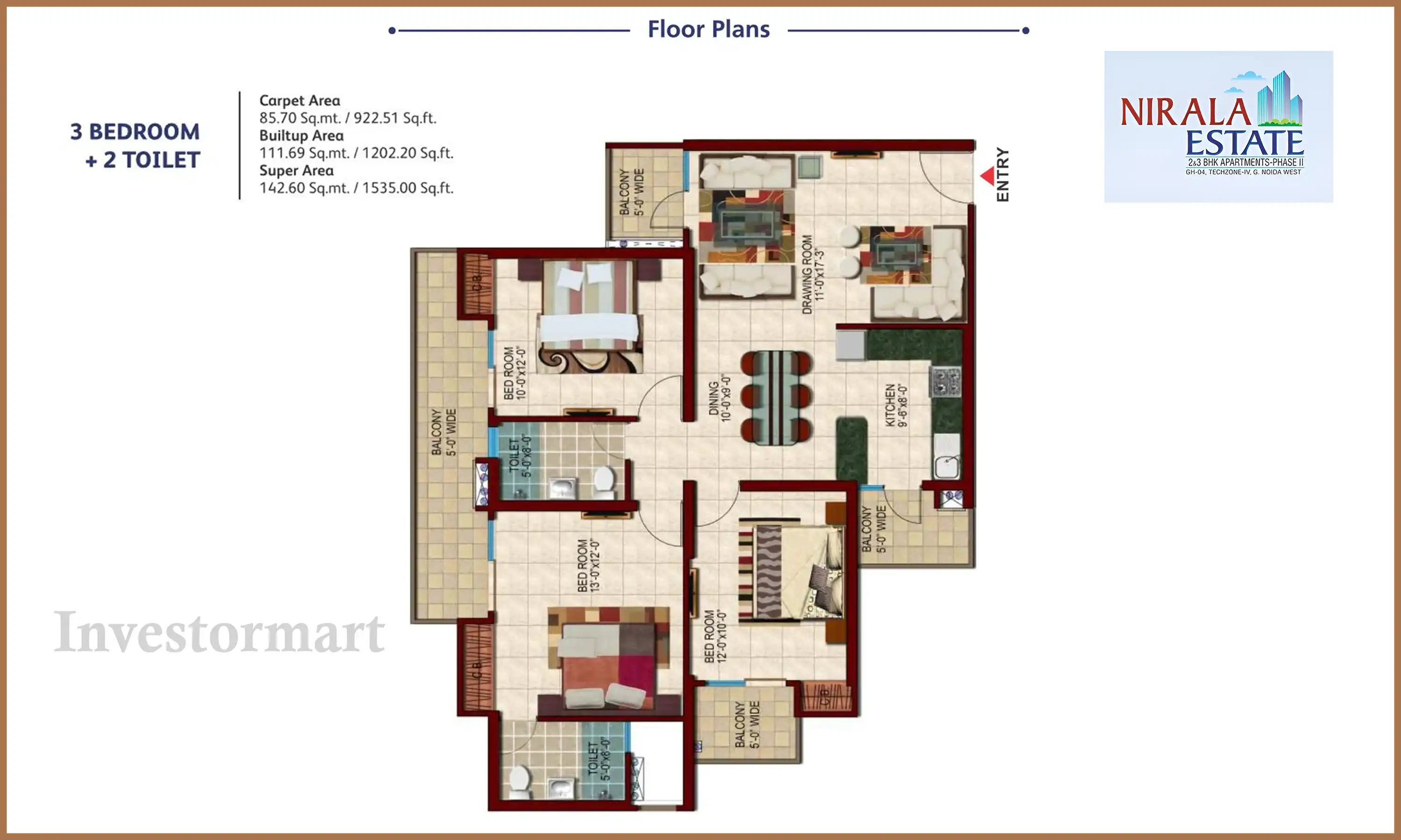 1535 Sqft