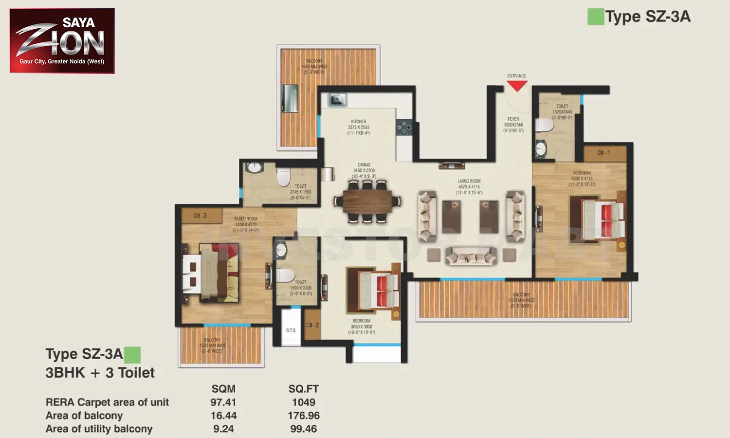 1660 Sqft