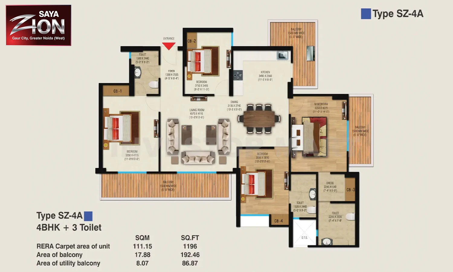 1825 Sqft
