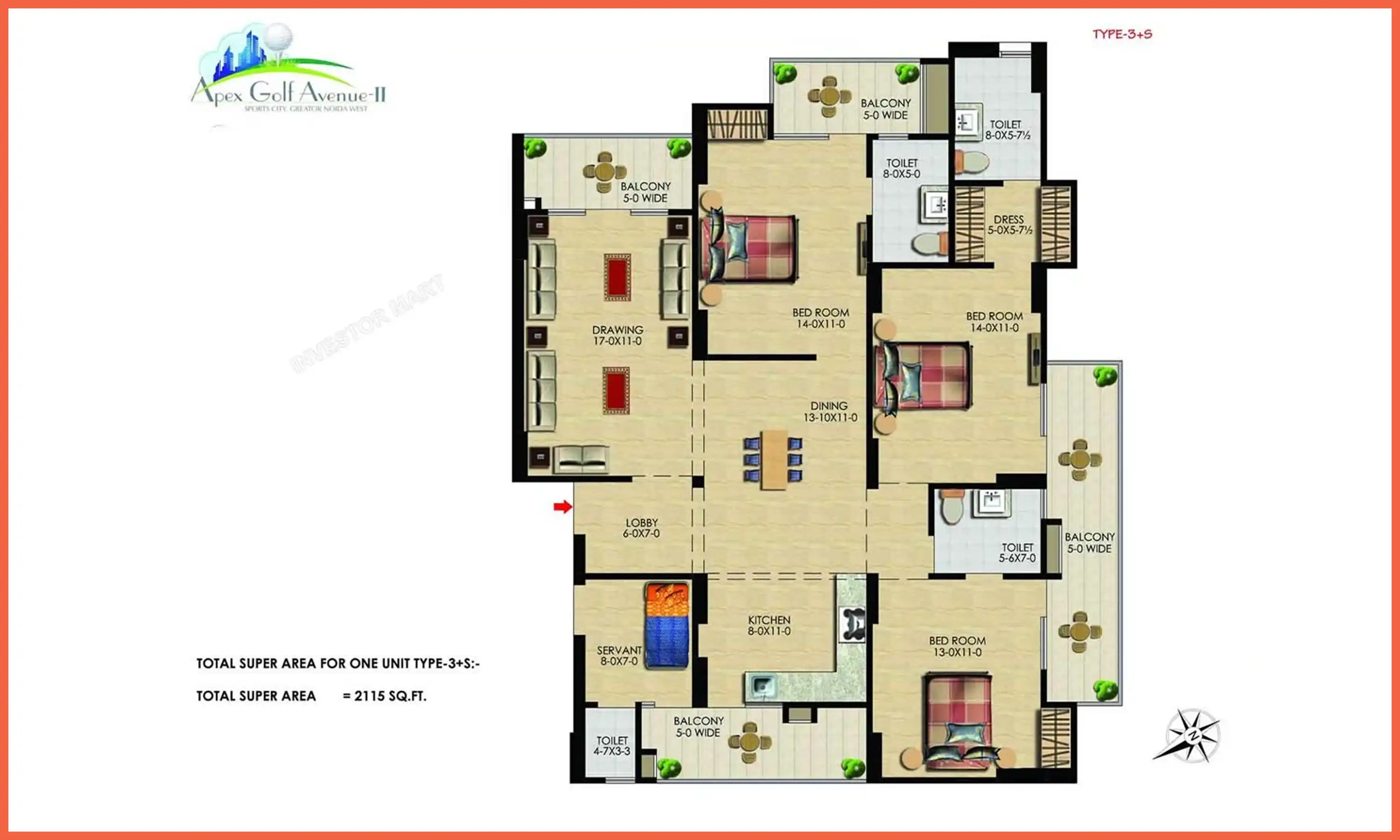2115 Sqft