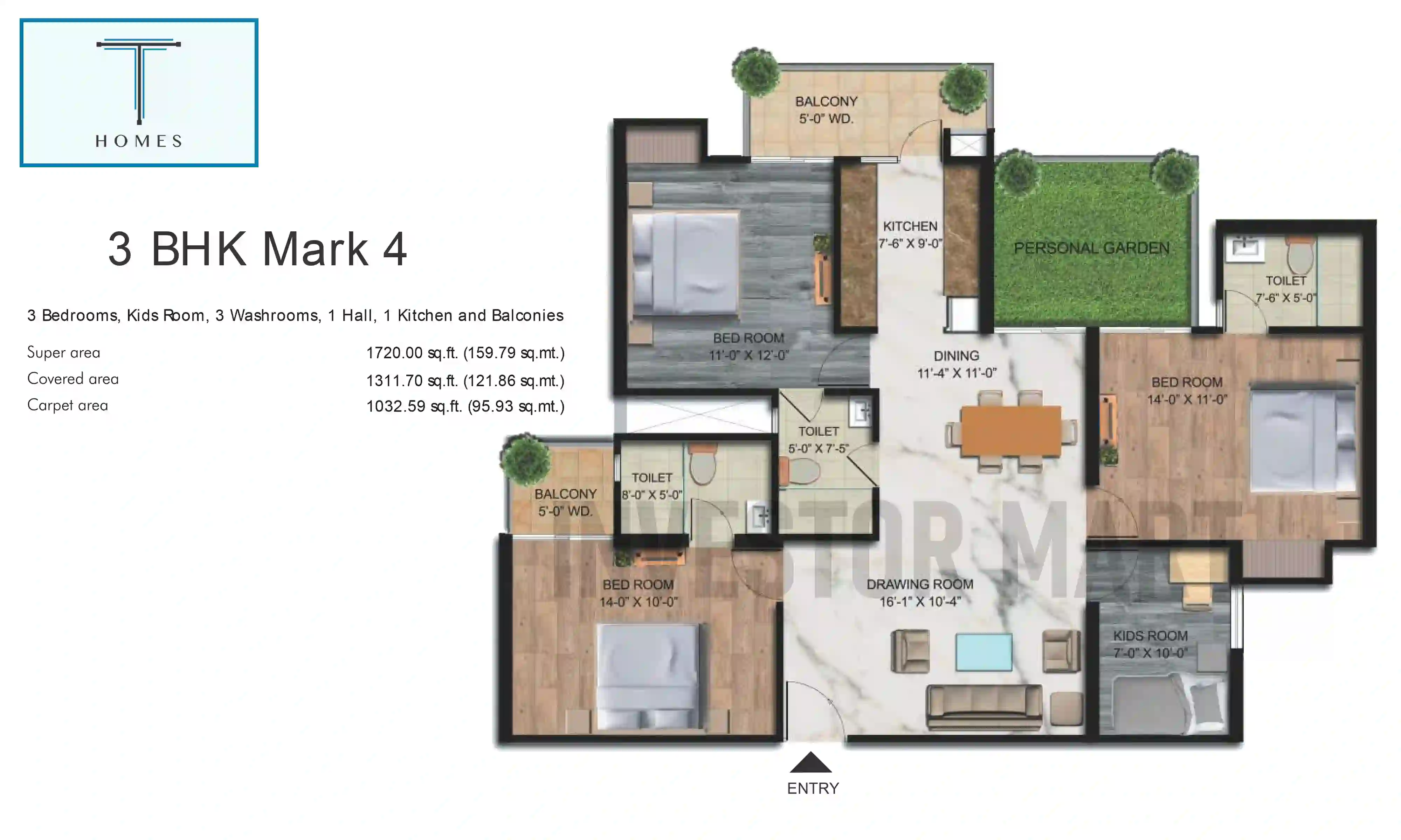 1720 Sqft
