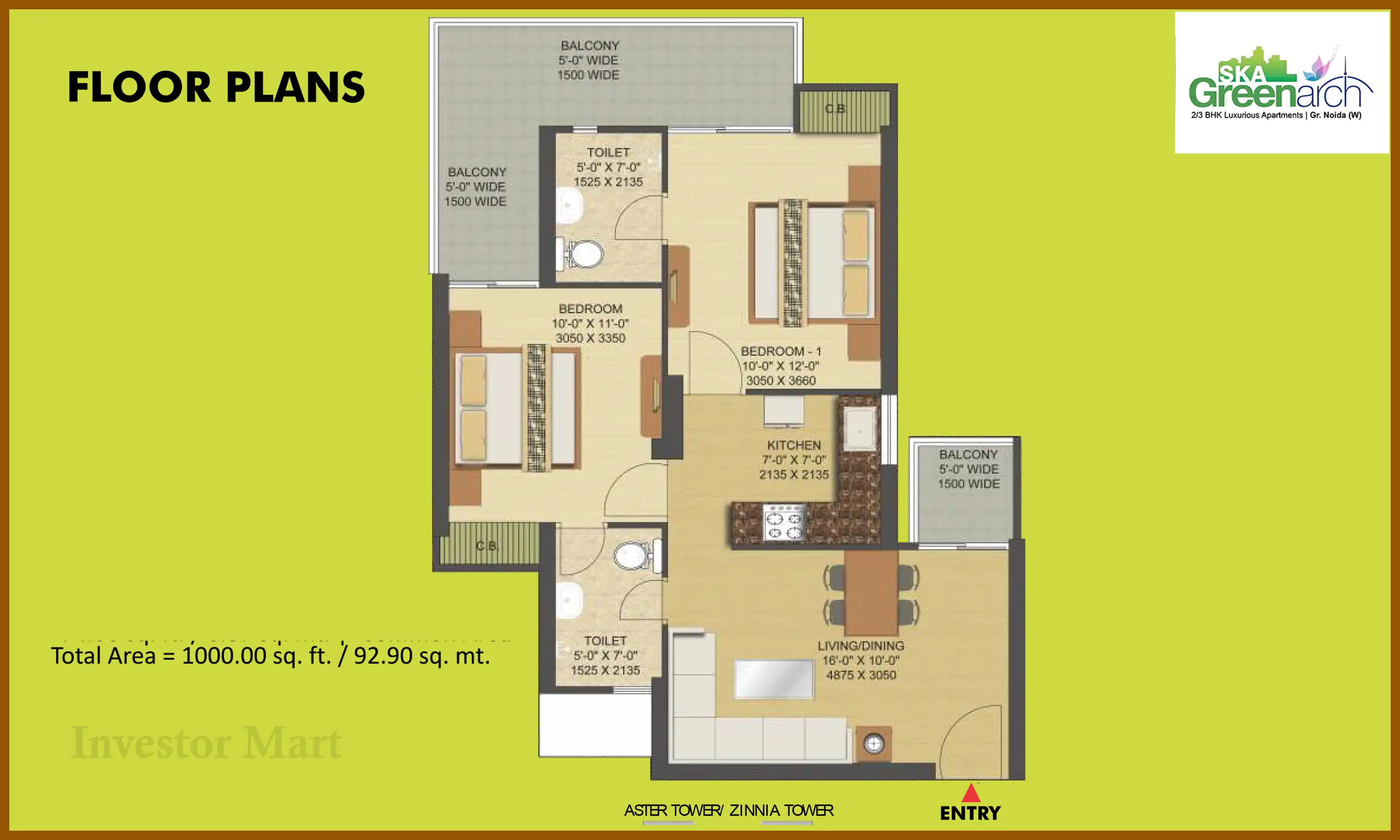1000 Sqft