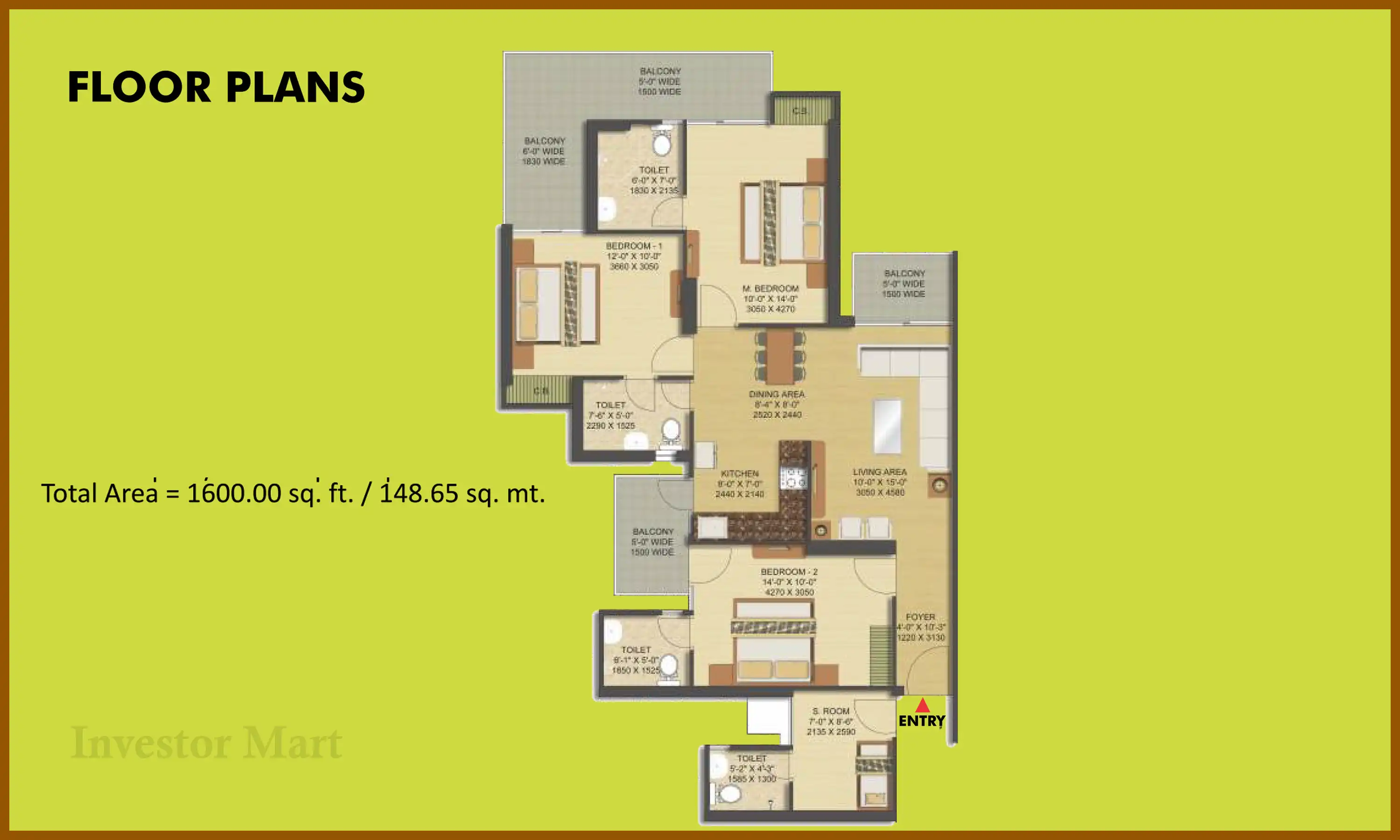 1600 Sqft
