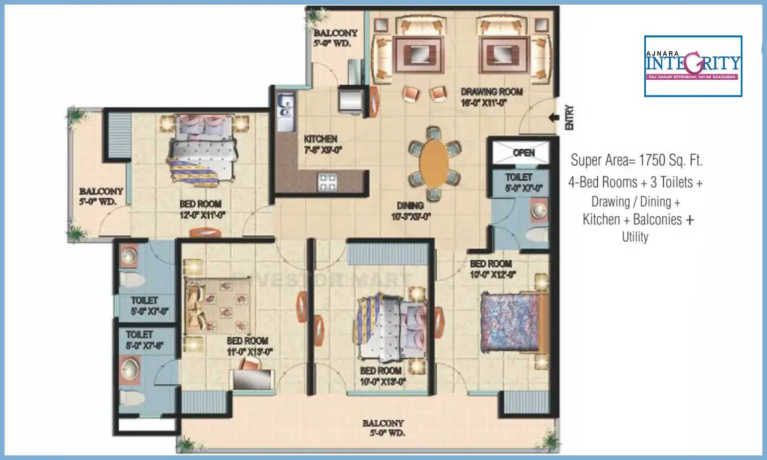 1750 Sqft
