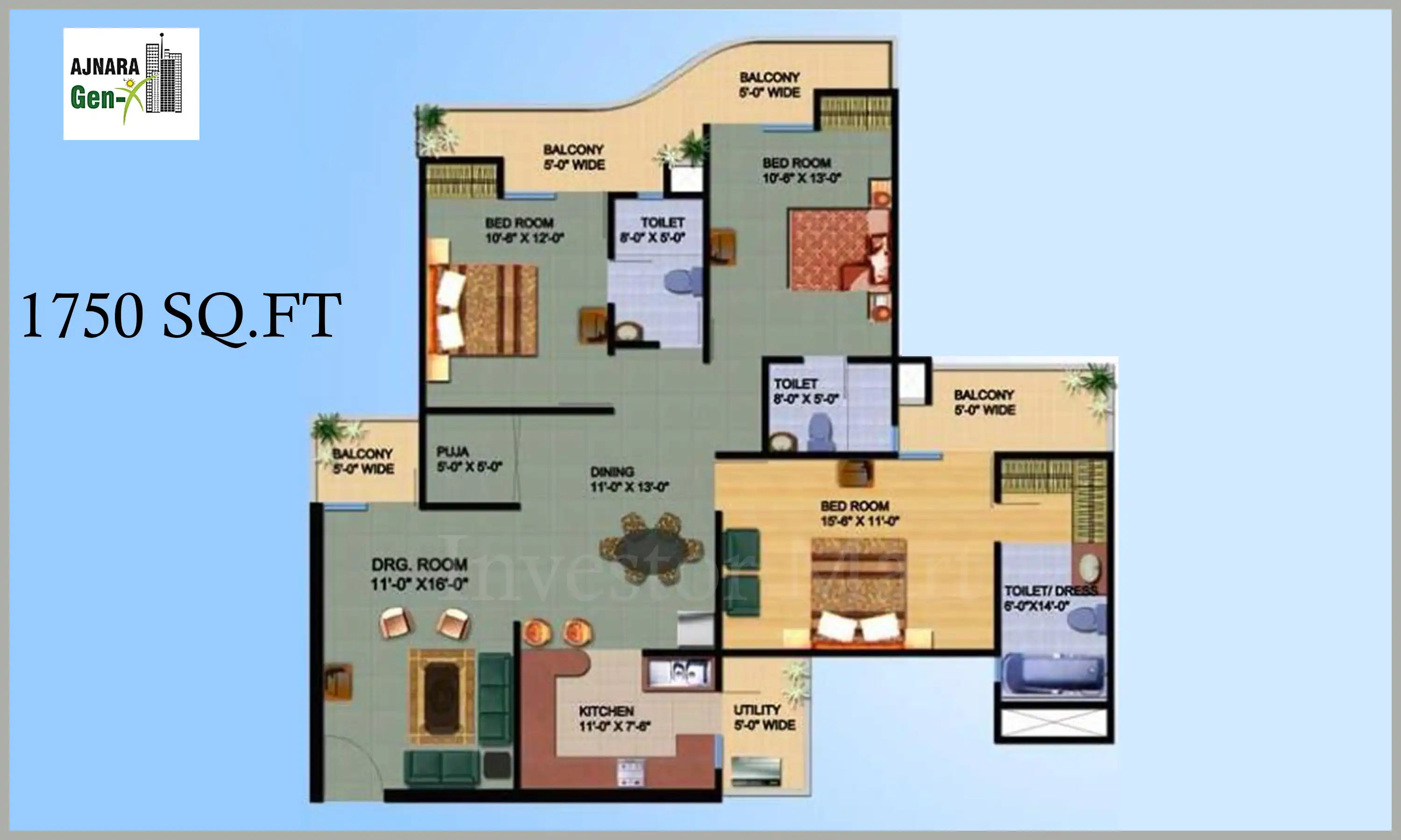 1750 Sqft