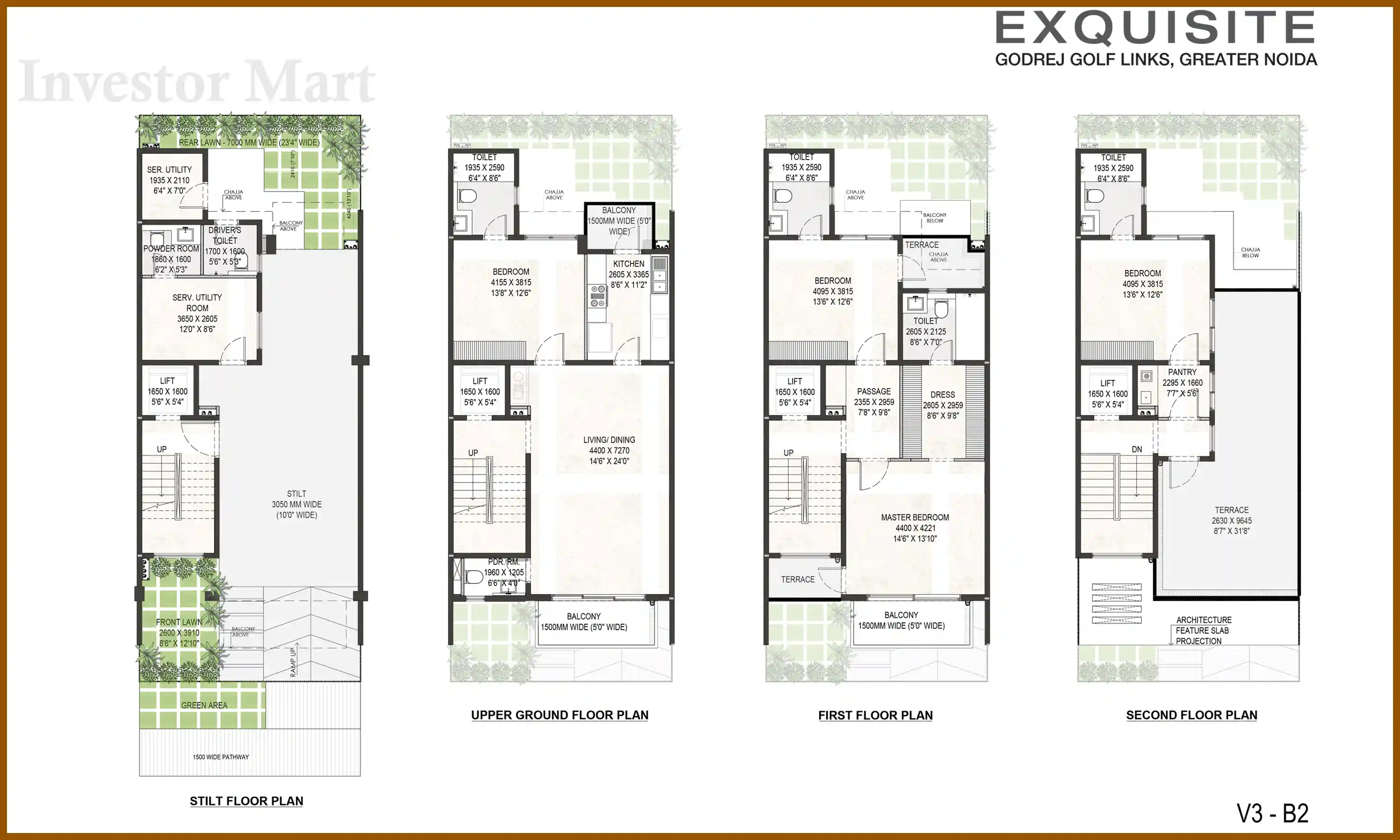 1332 Sqft