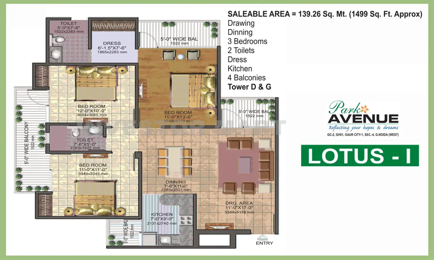 1499 Sqft
