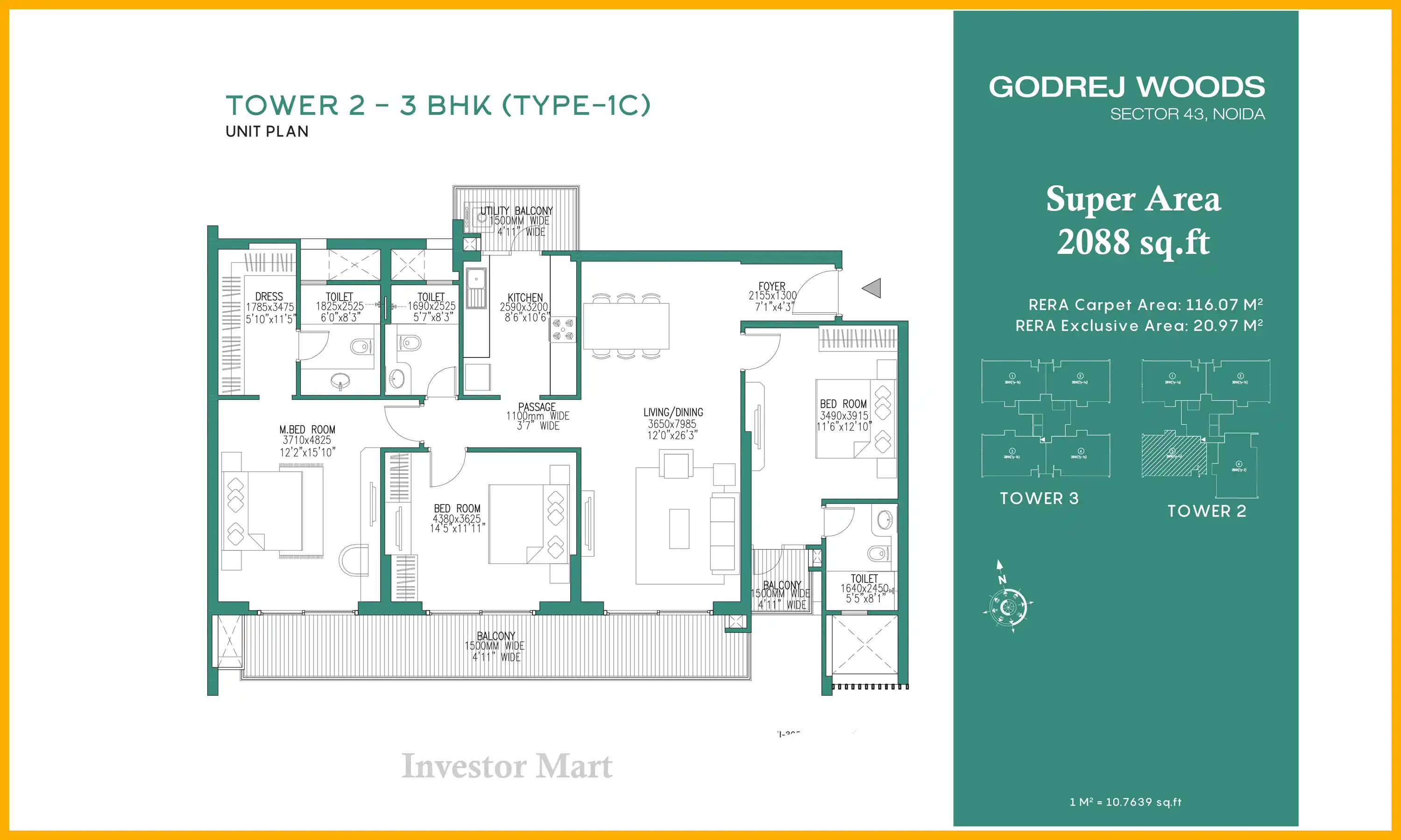 2088 Sqft