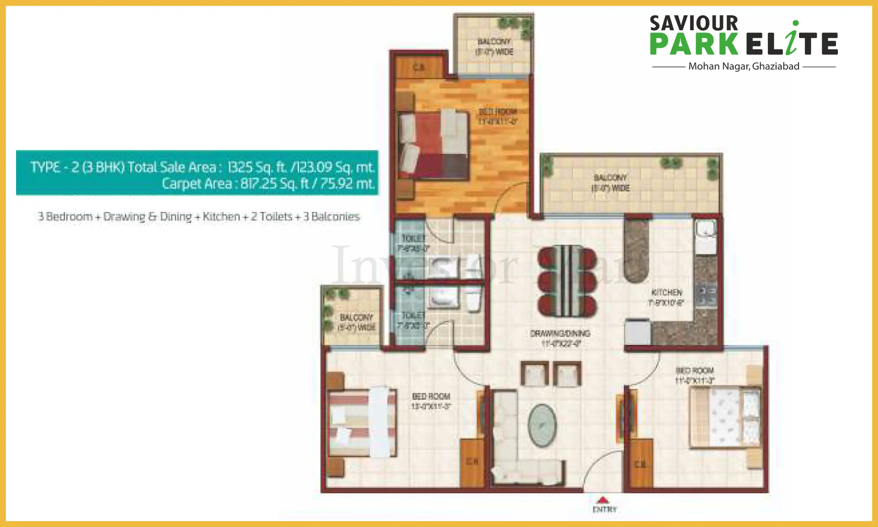1325 Sqft