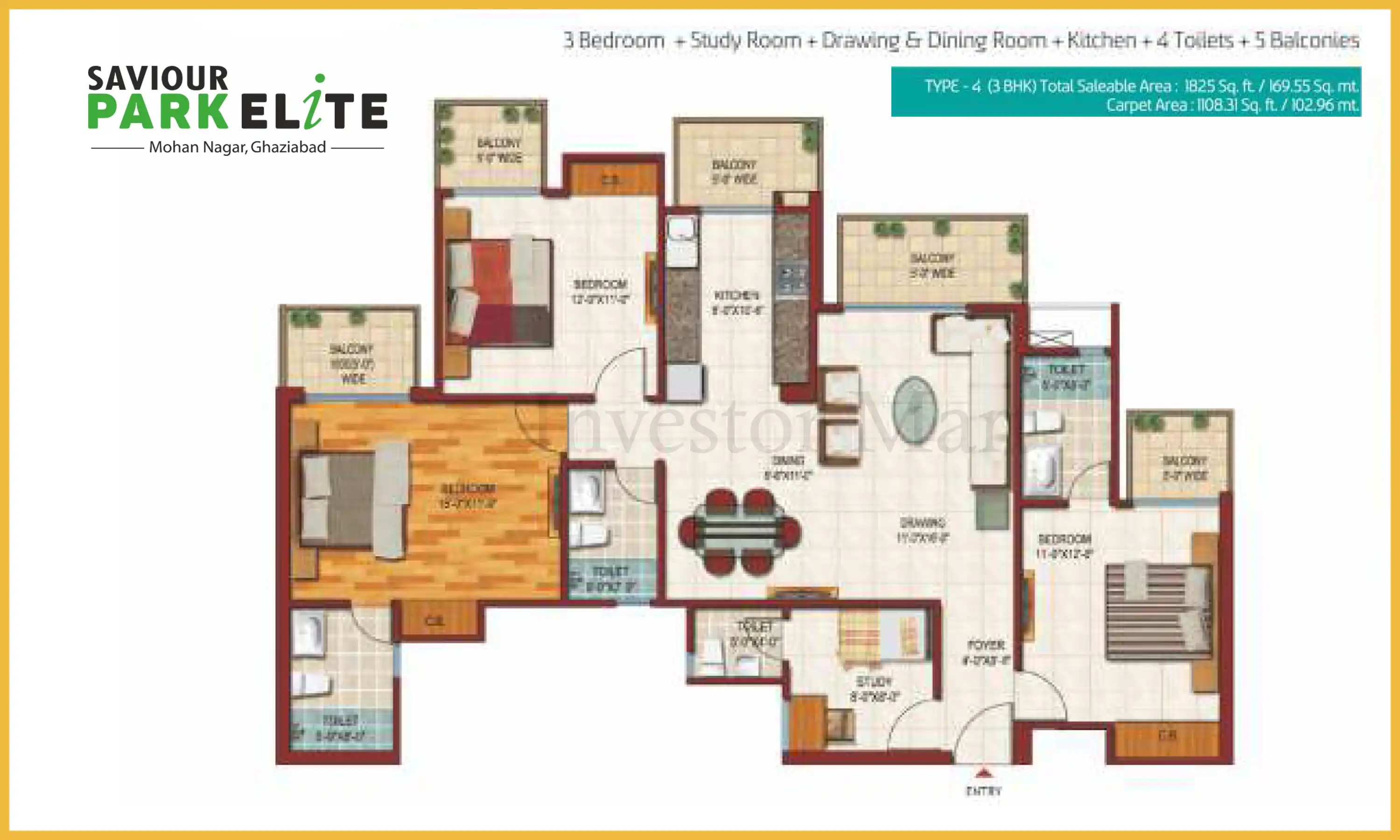 1825 Sqft