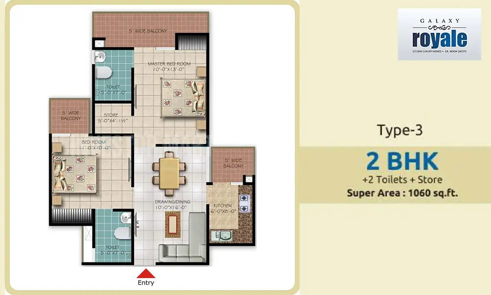 1060 Sqft