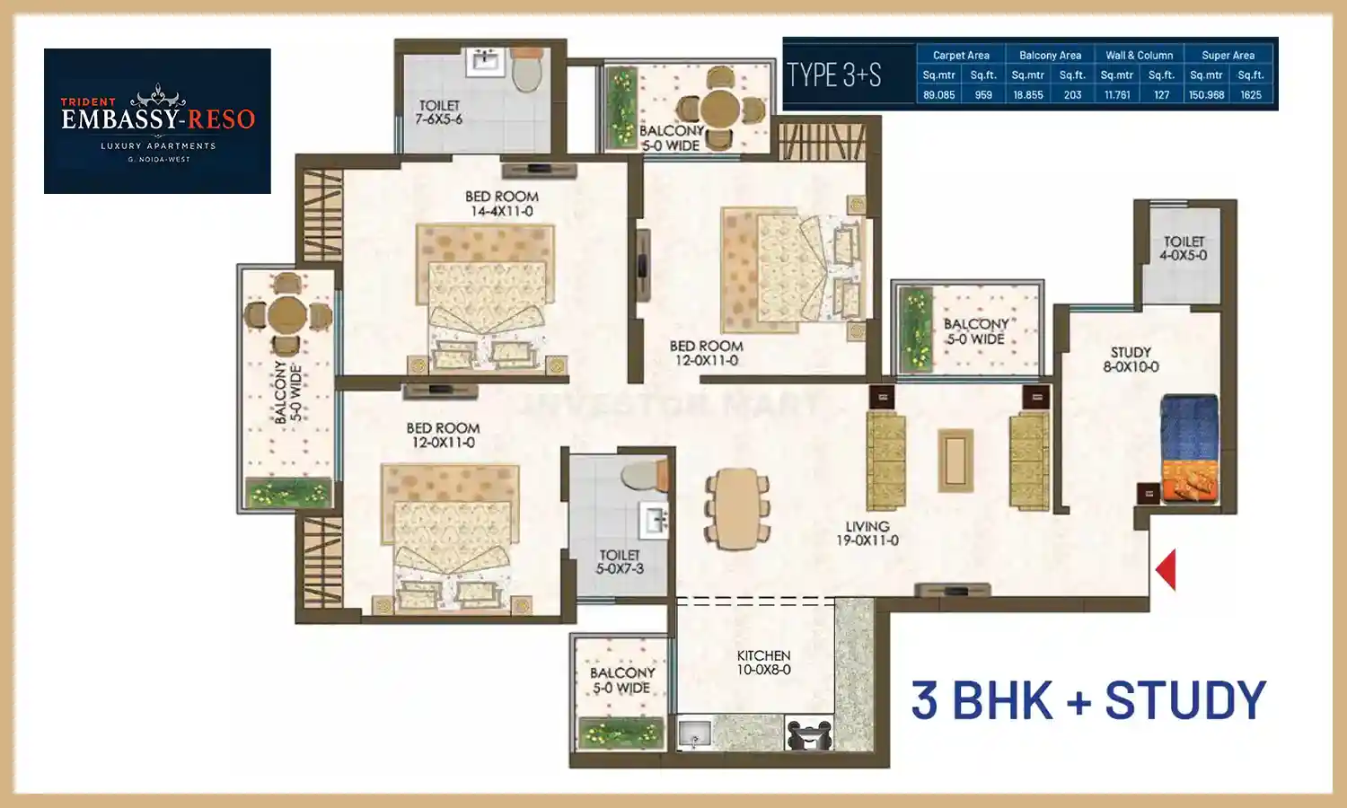 1625 Sqft