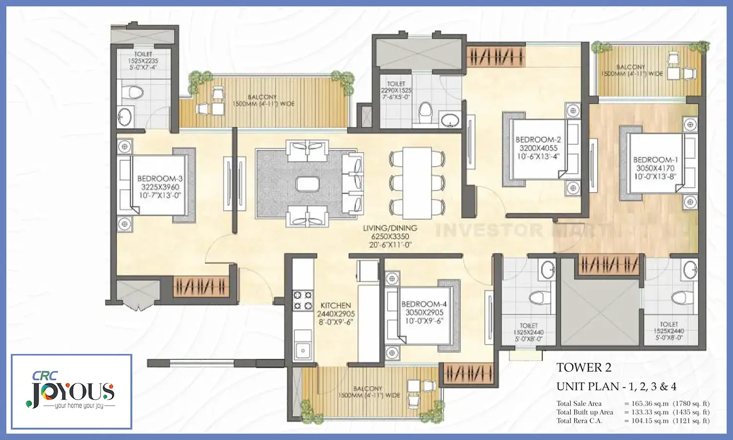 1780 Sqft