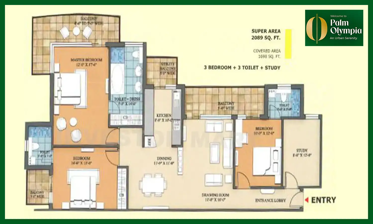 2089 Sqft