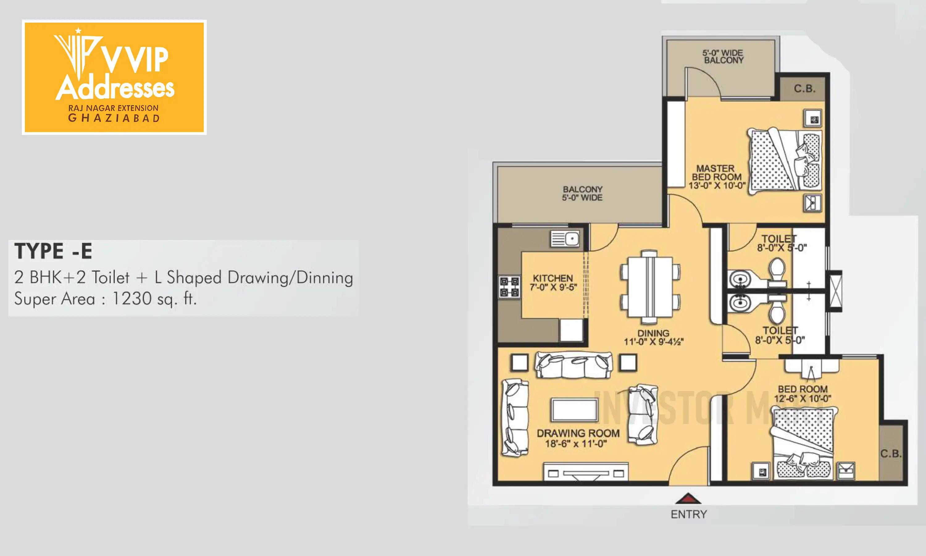 1230 Sqft