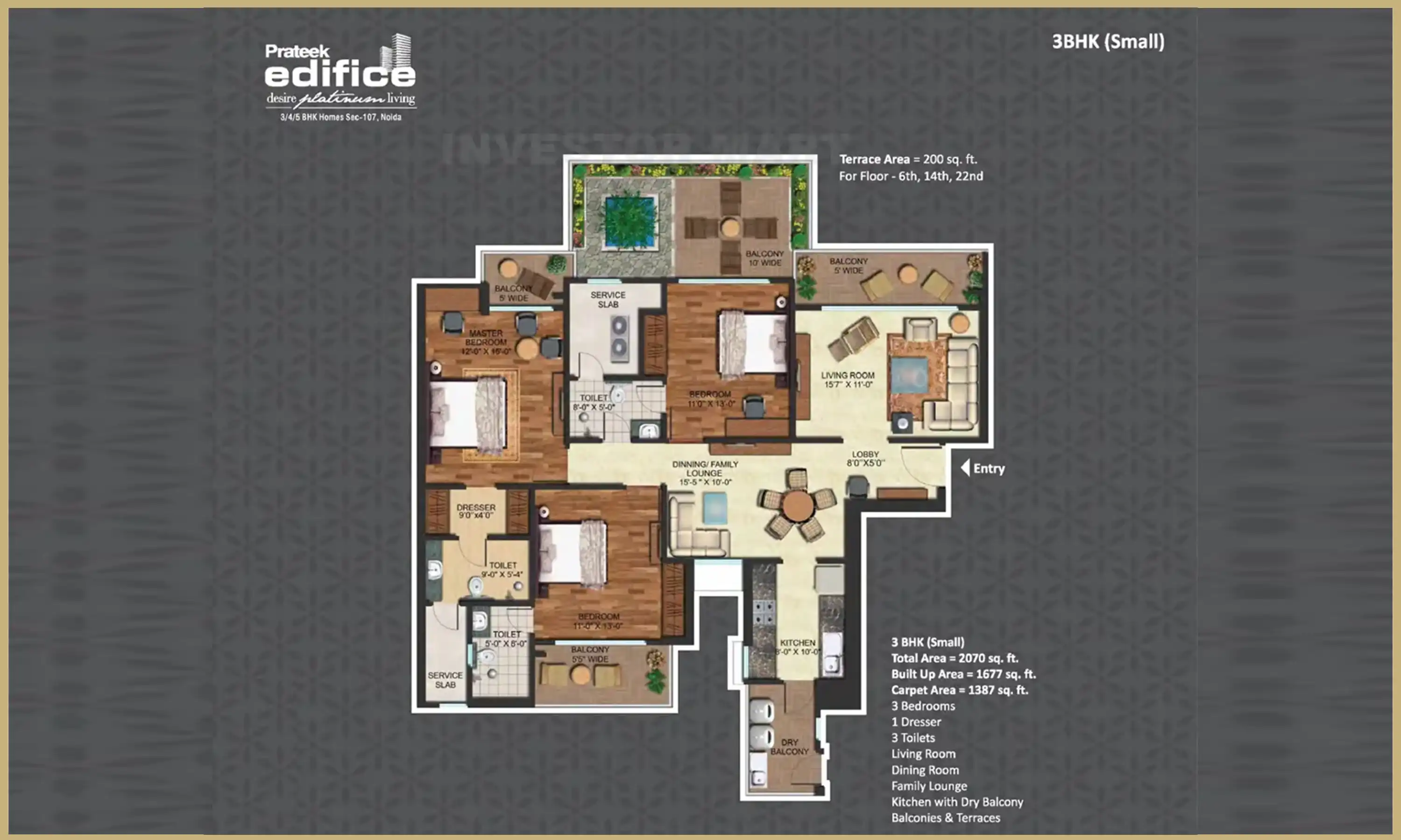 2070 Sqft