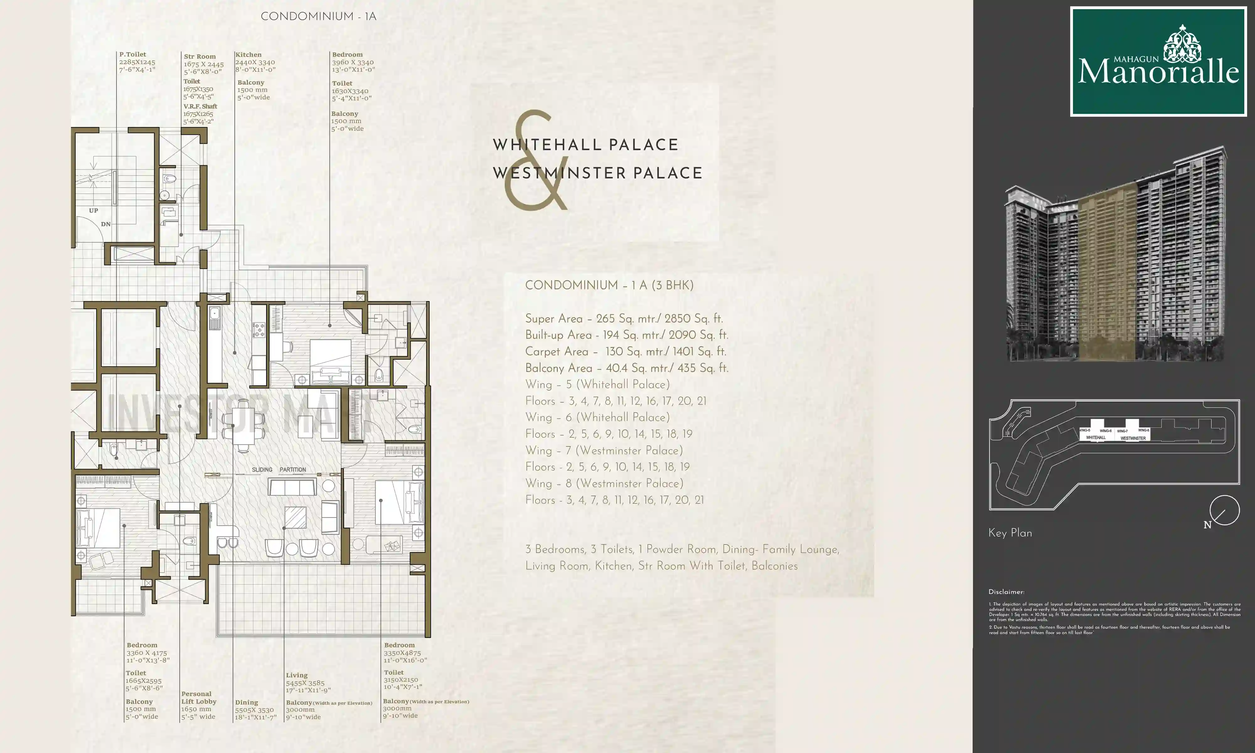 2850 Sqft
