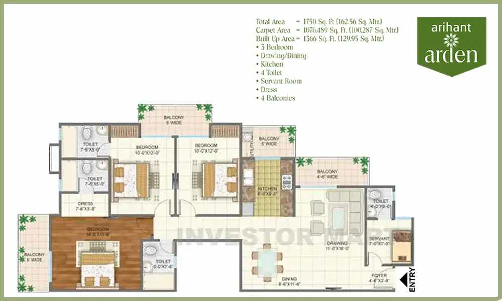 1750 Sqft