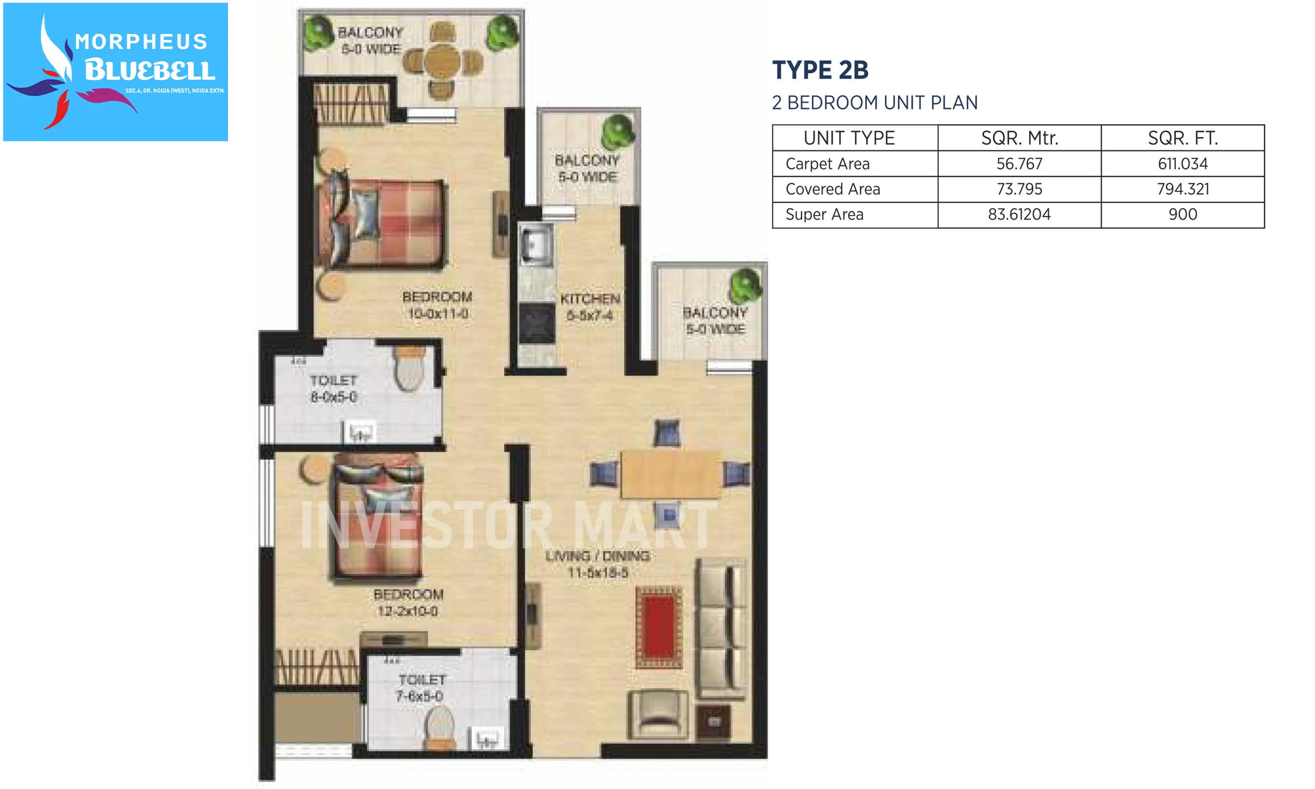 900 Sqft