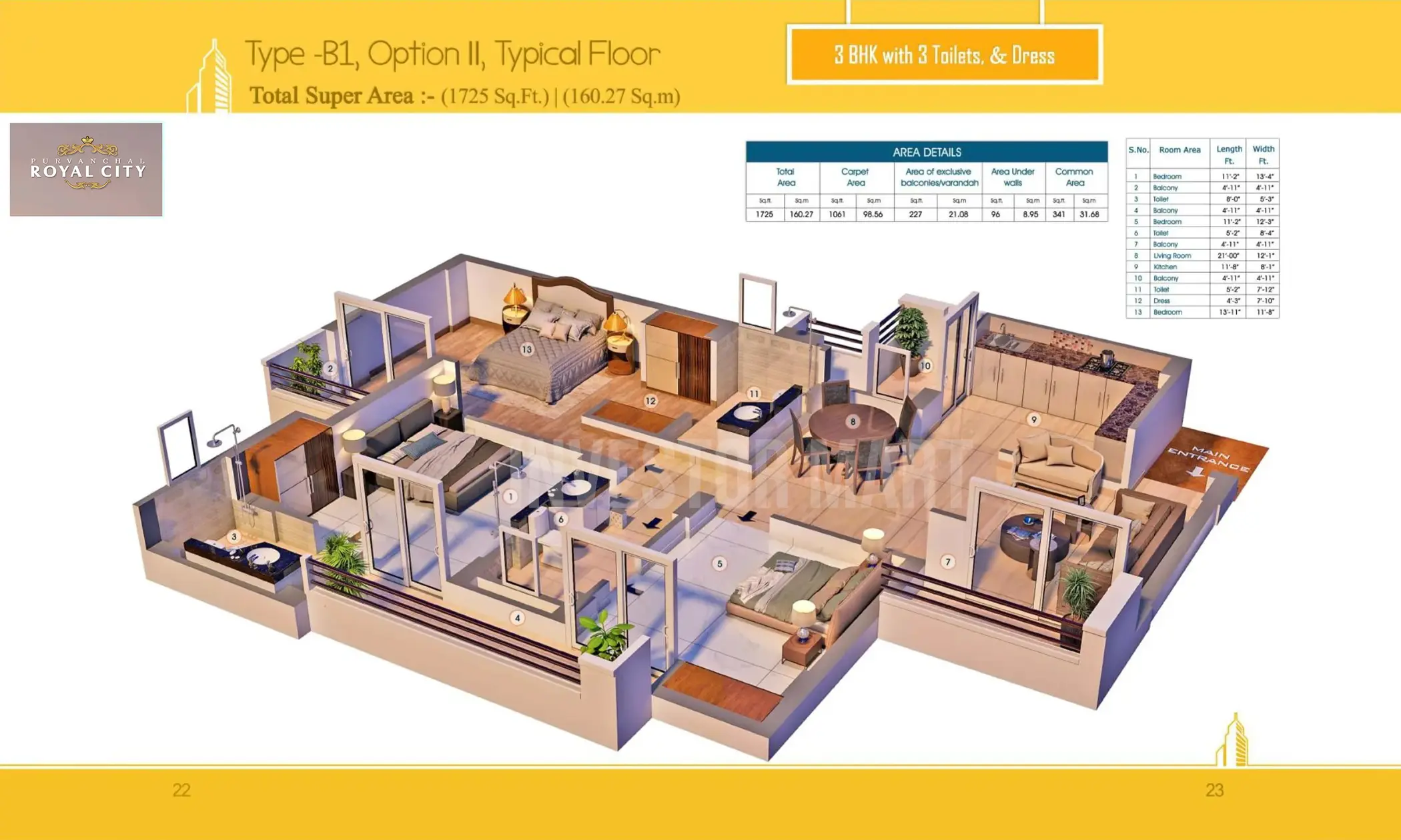 1725 Sqft