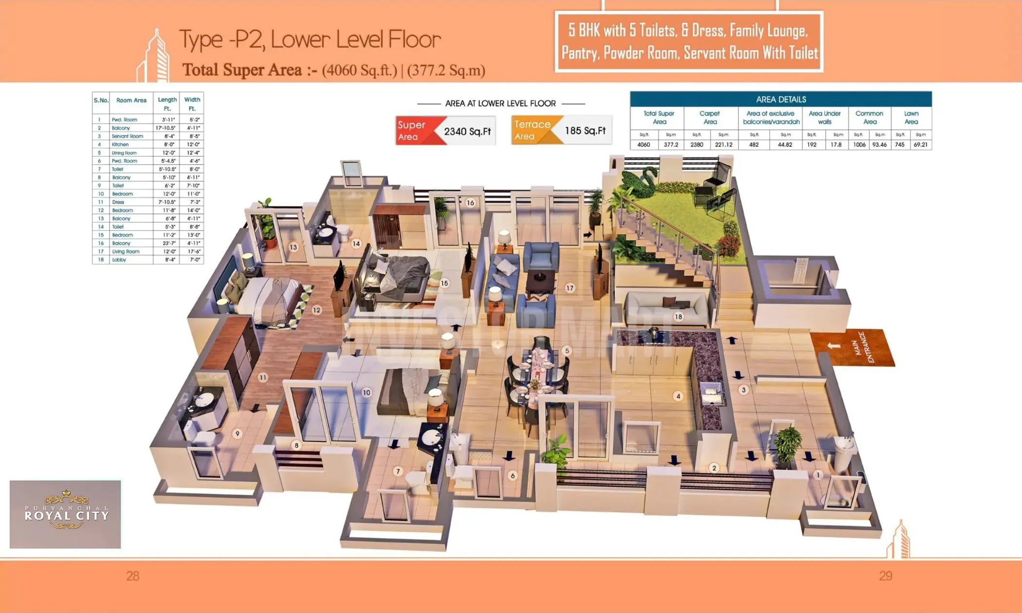 4060 Sqft