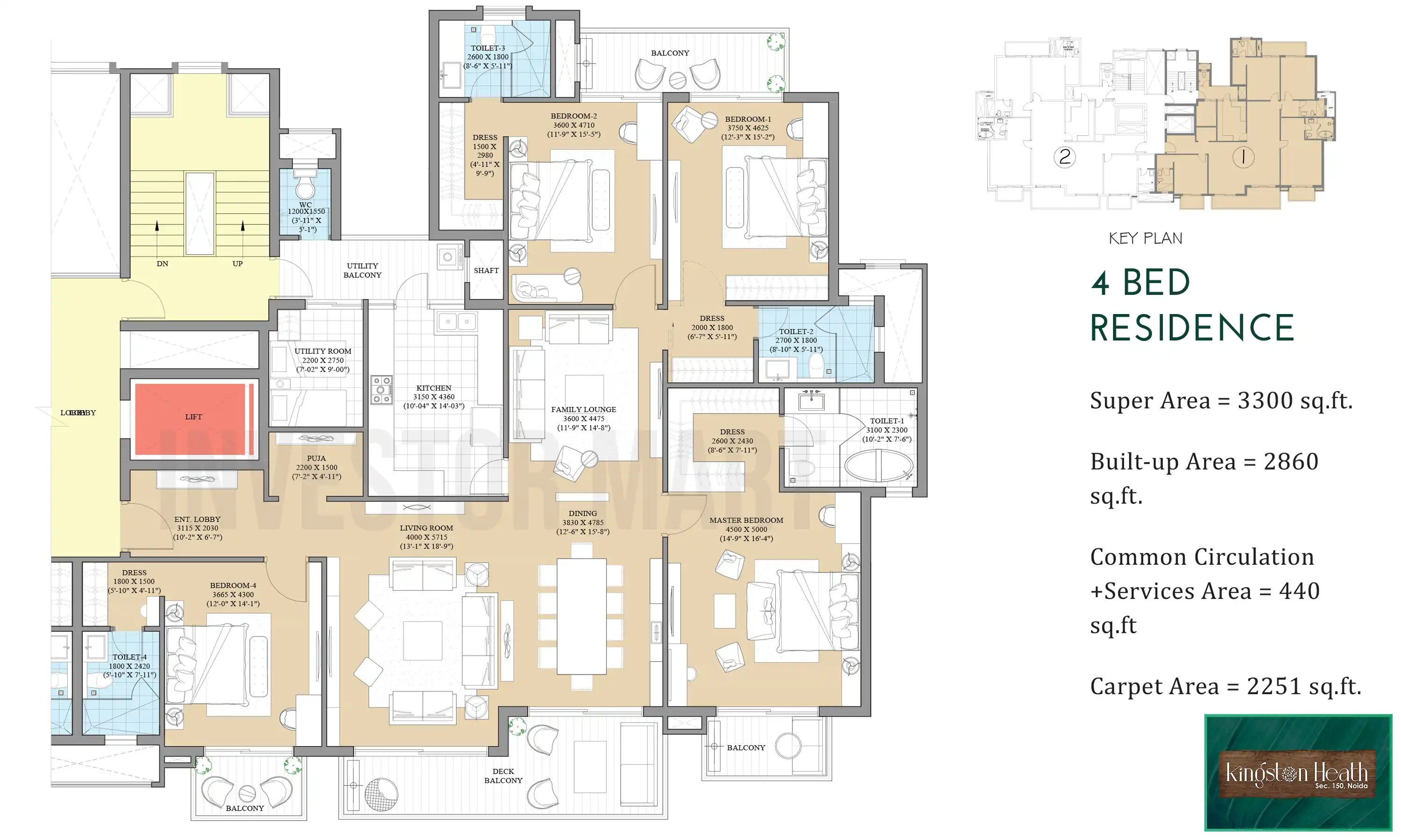 3300 Sqft