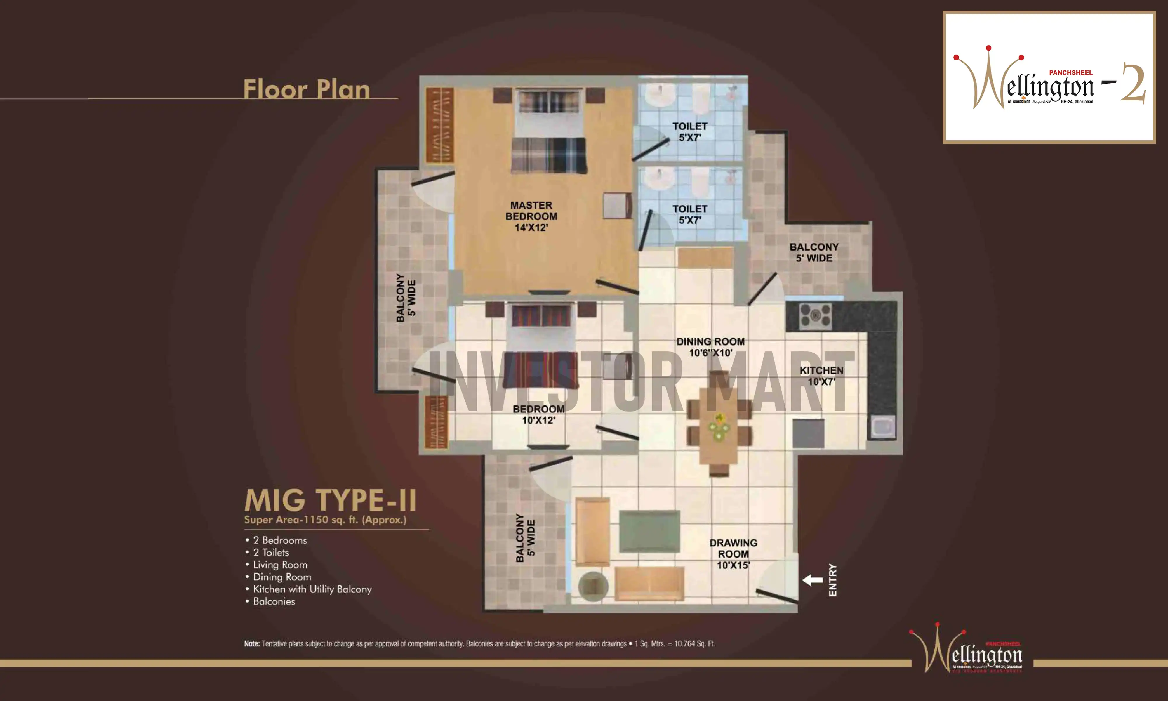 1150 Sqft