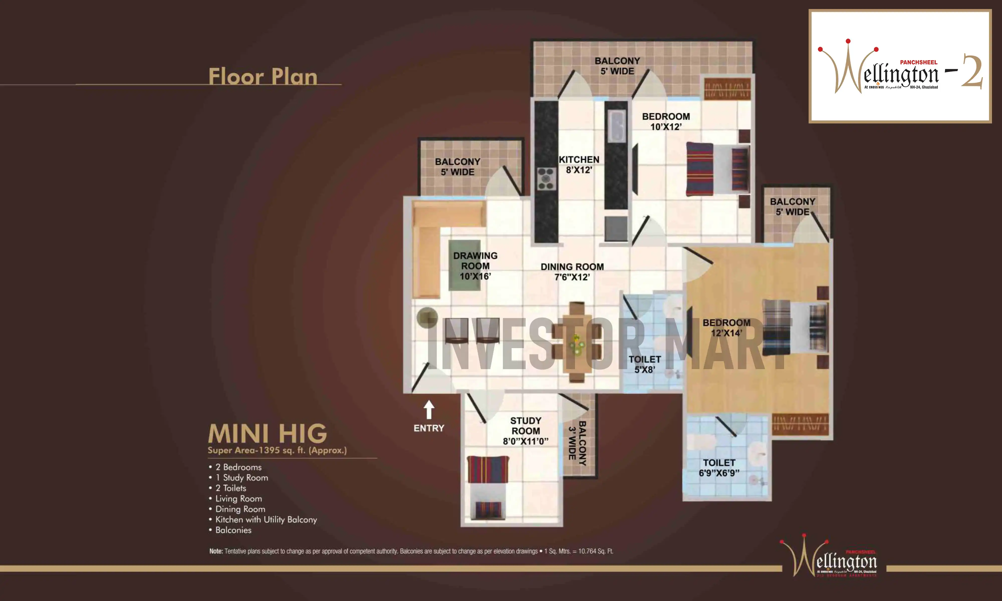 1395 Sqft
