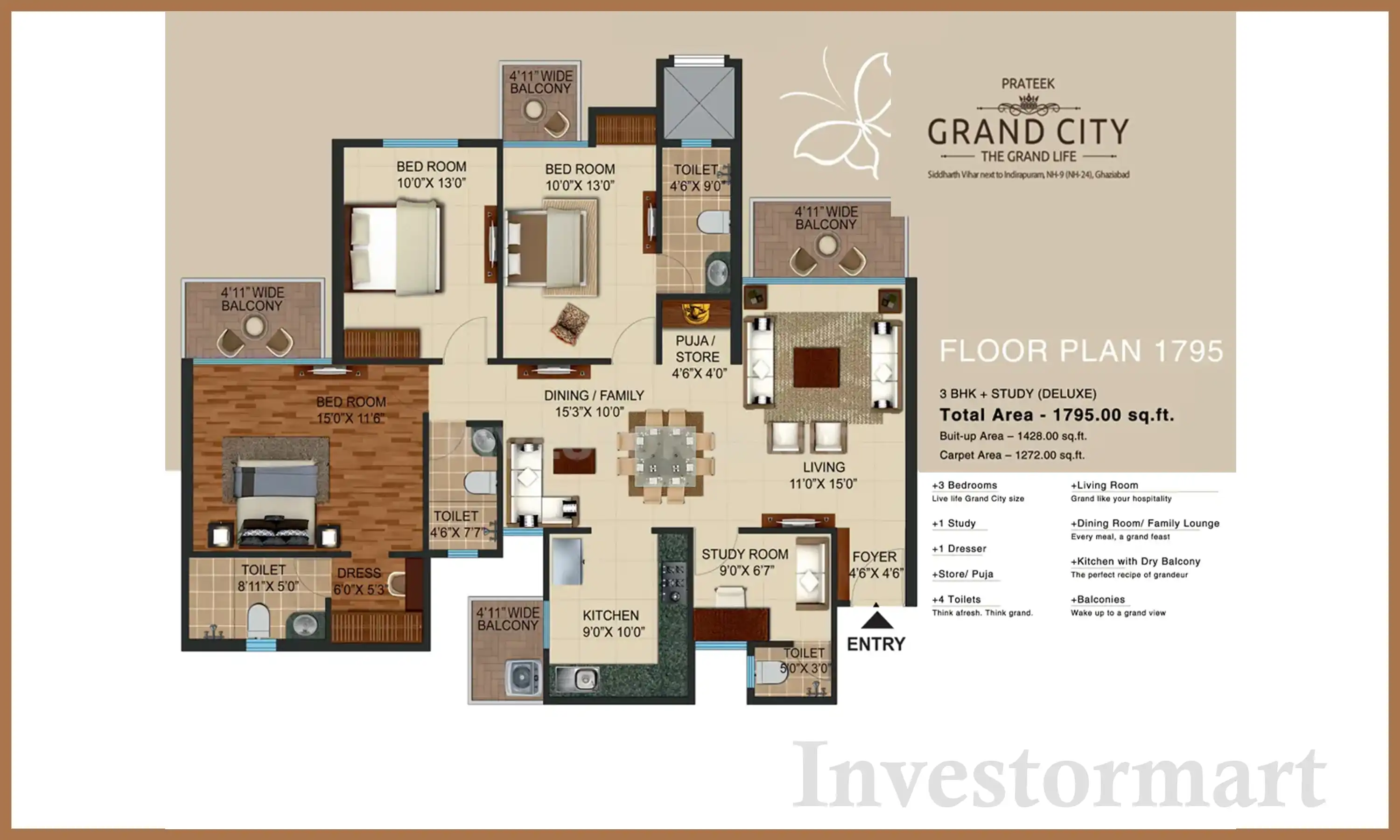 1795 Sqft