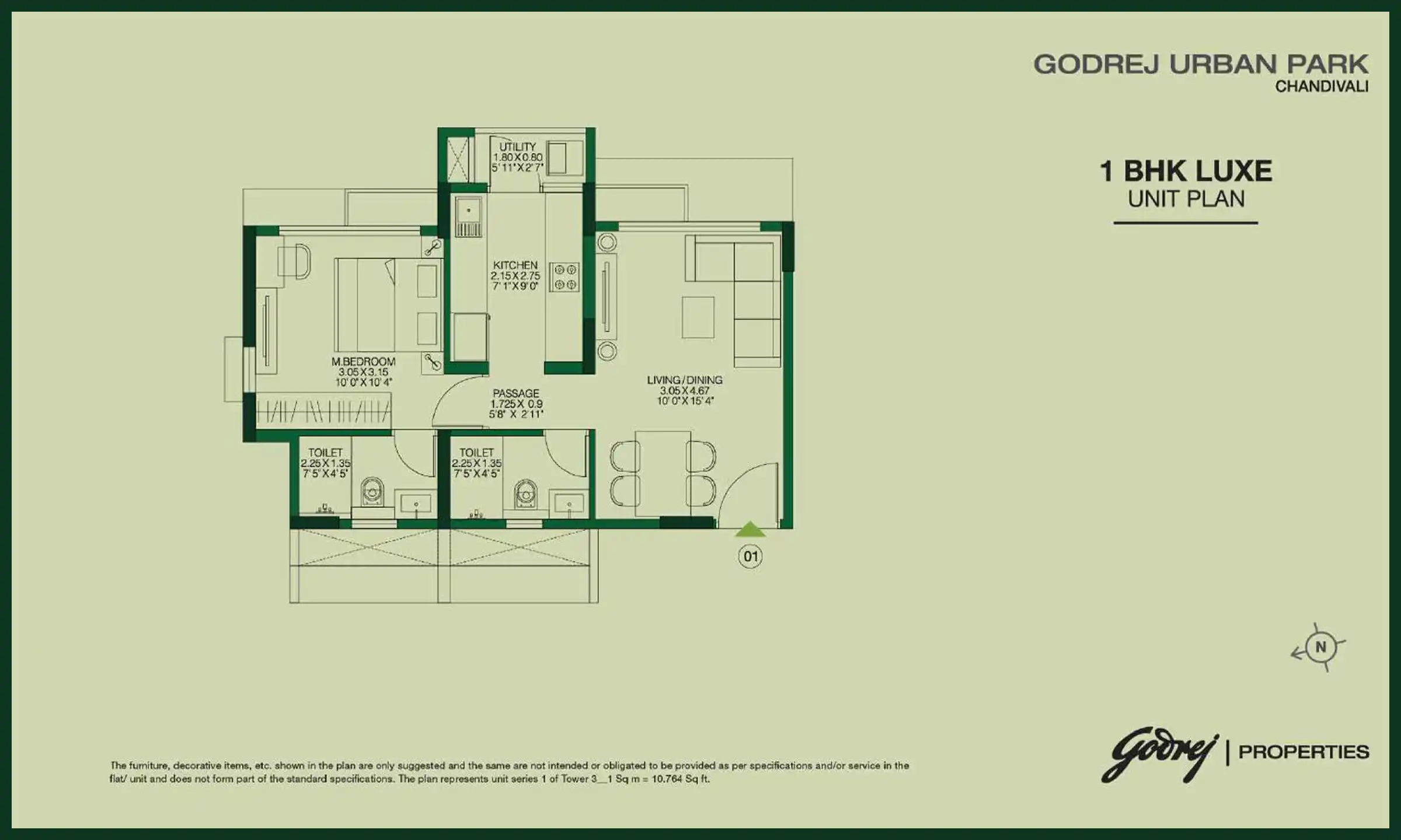 720 Sqft
