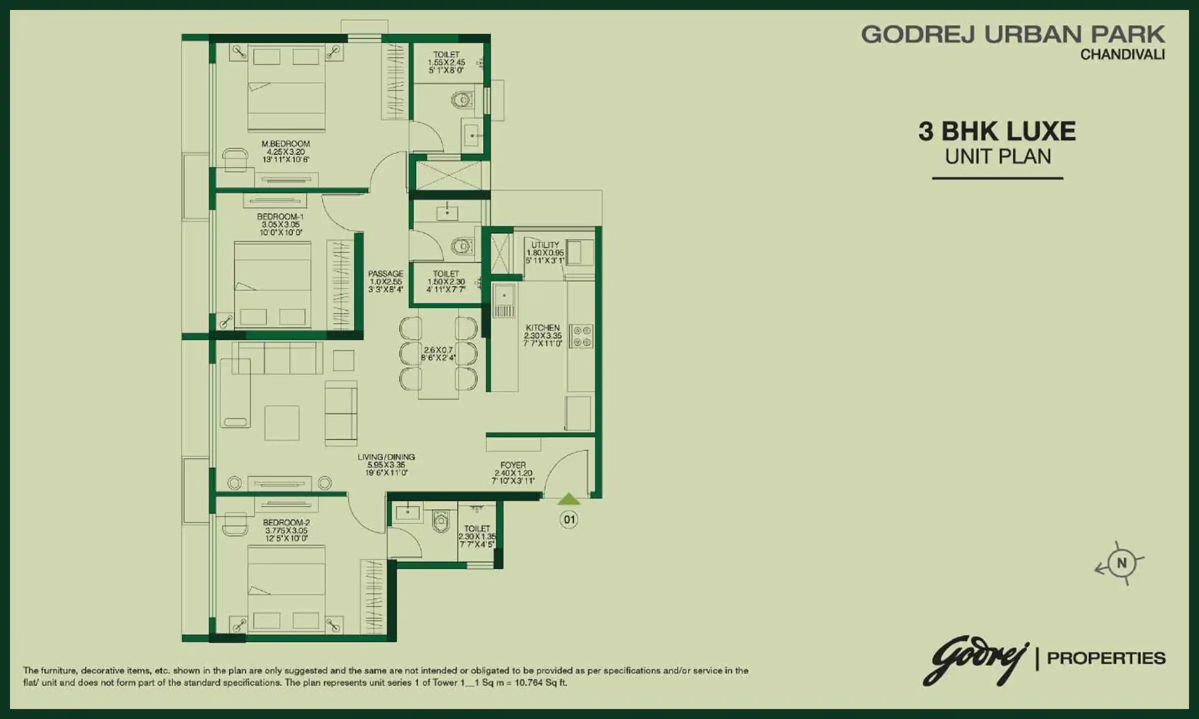 1250 Sqft