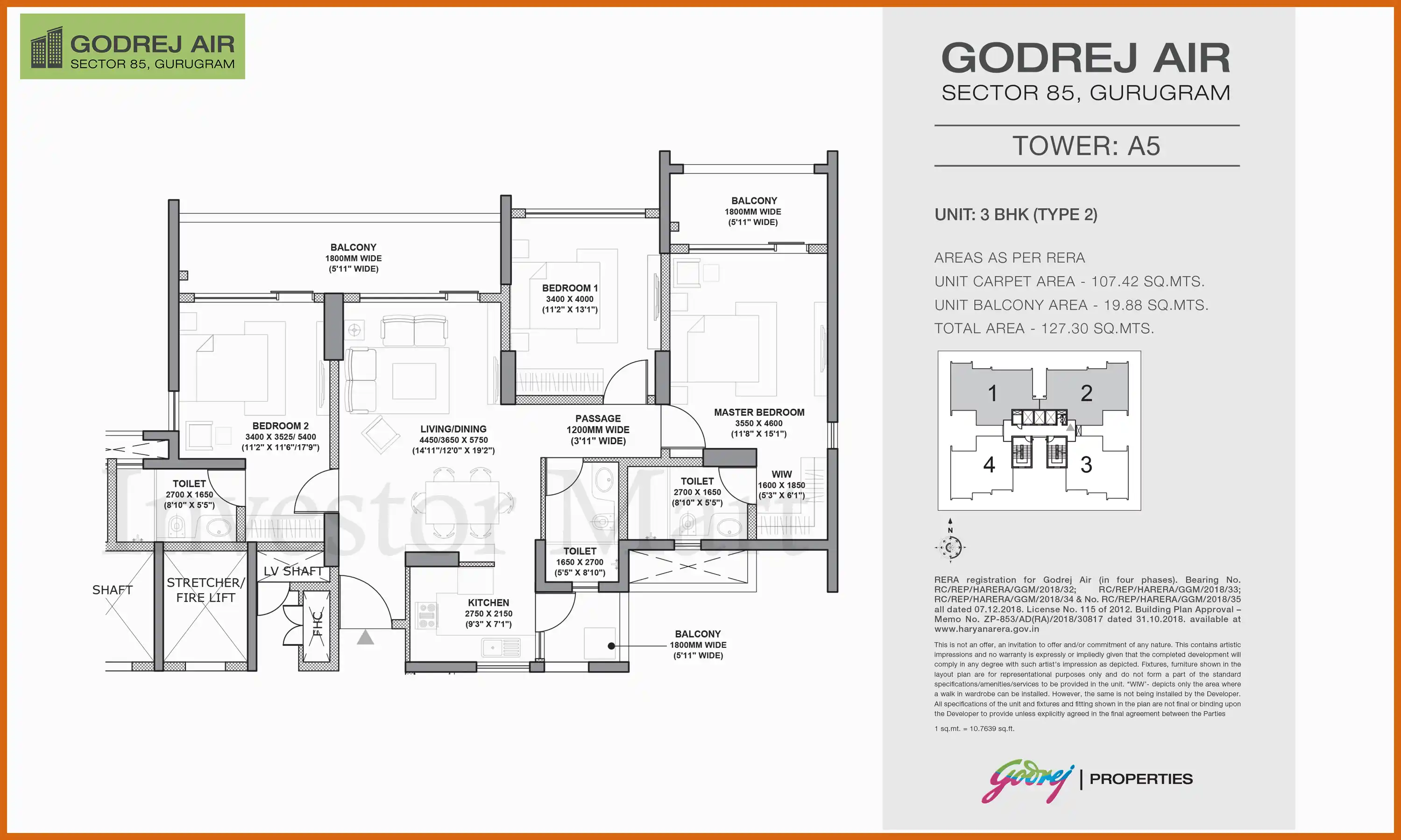 1370 Sqft