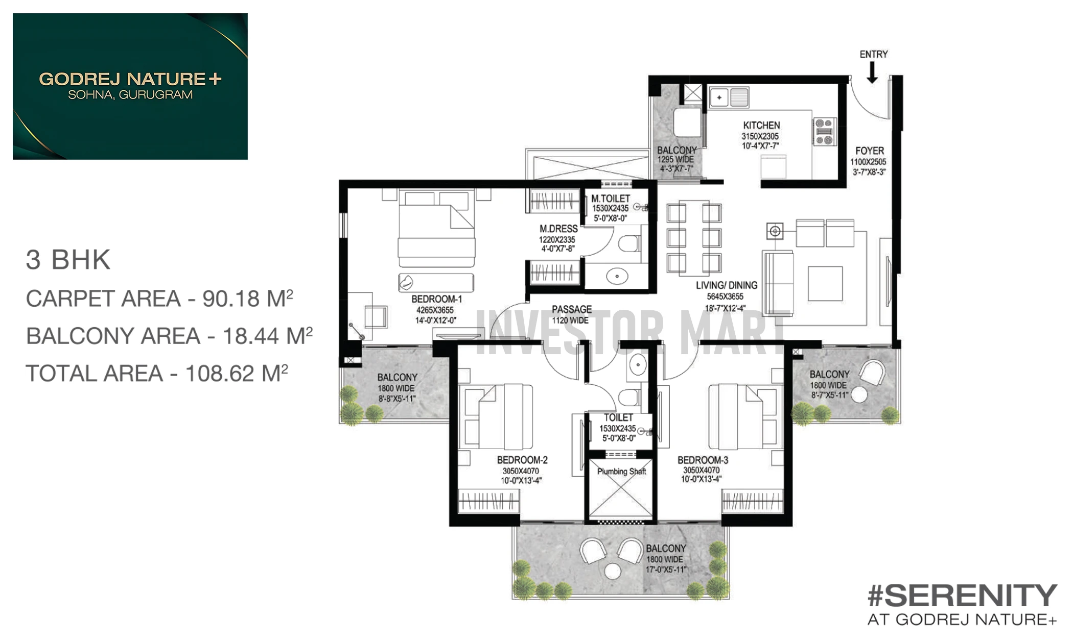 1169 Sqft