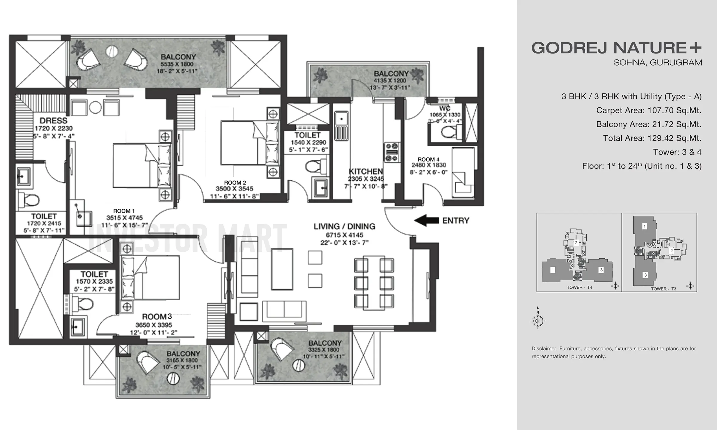 1393 Sqft