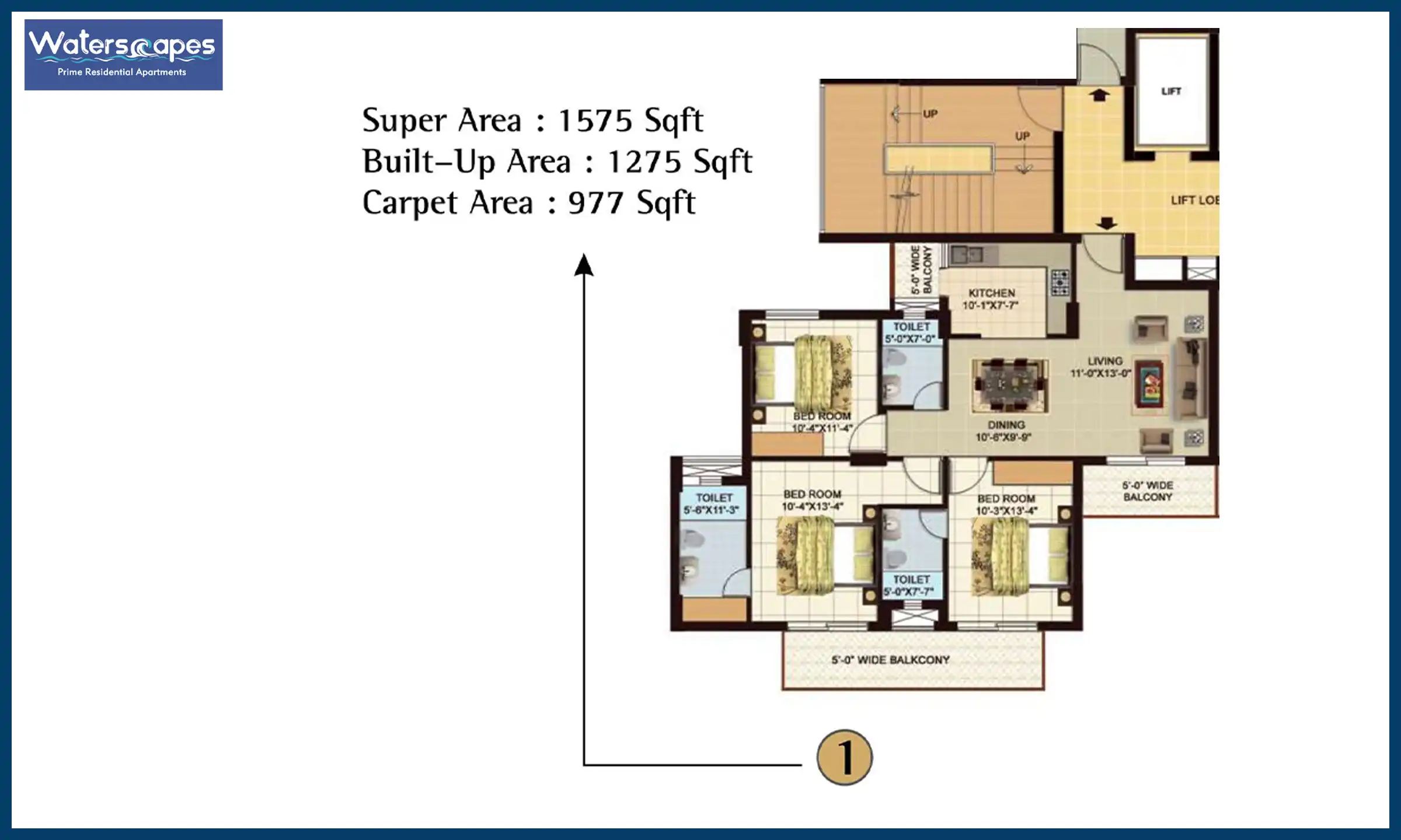 1575 Sqft