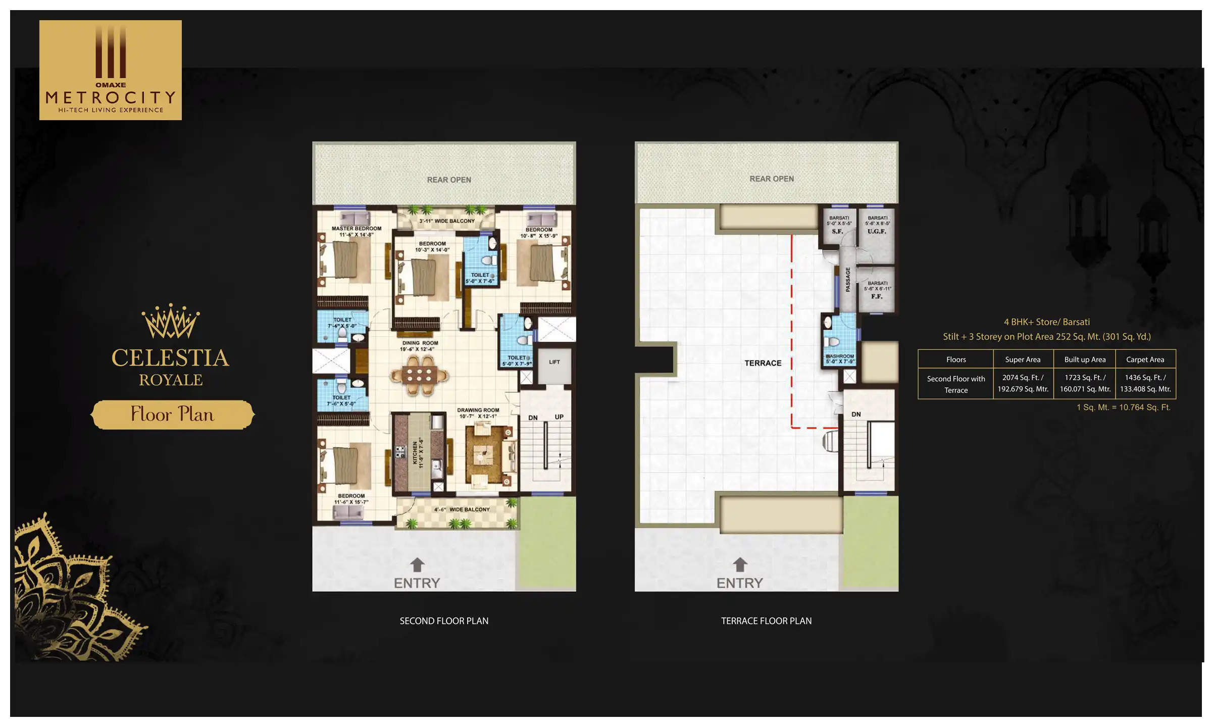 2074 Sqft
