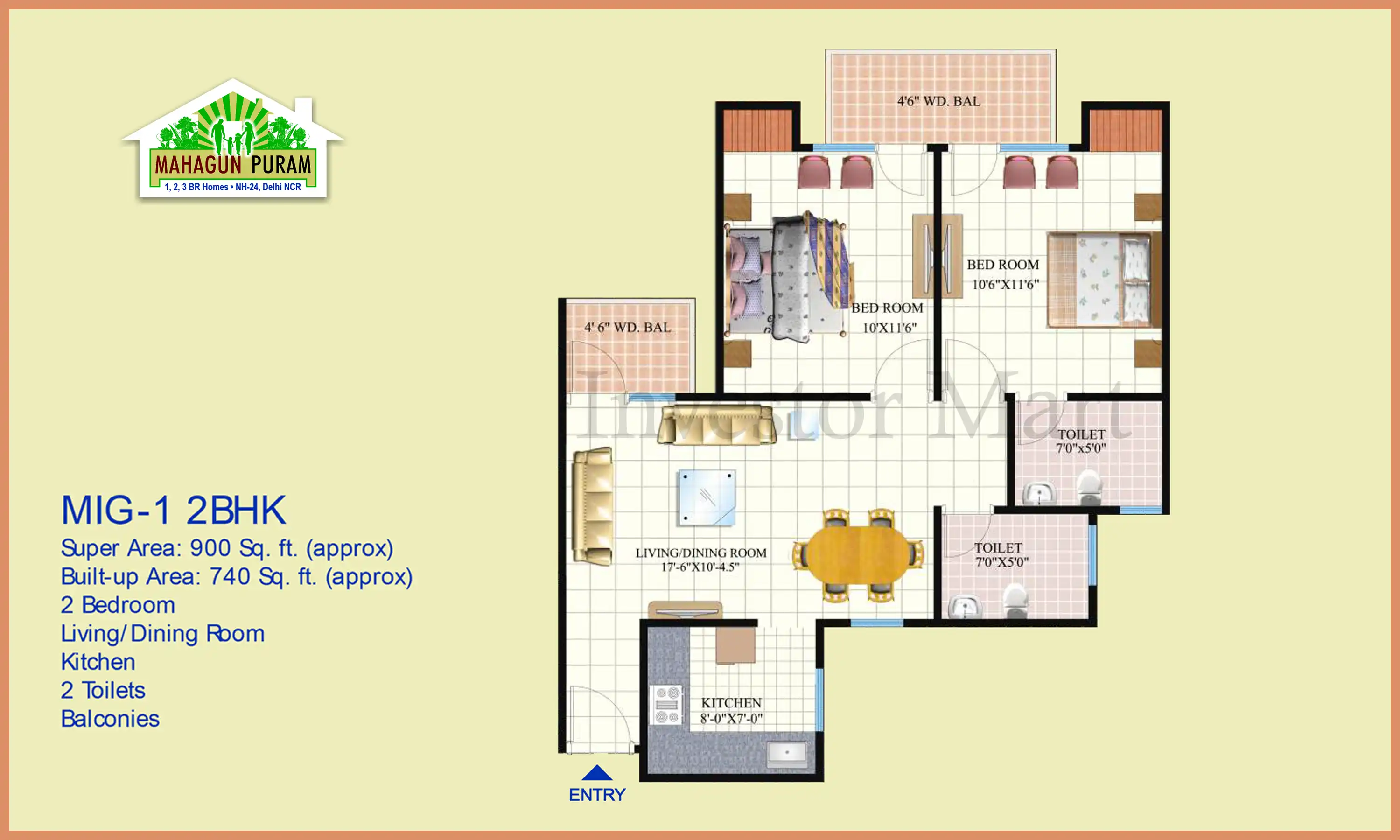 900 Sqft