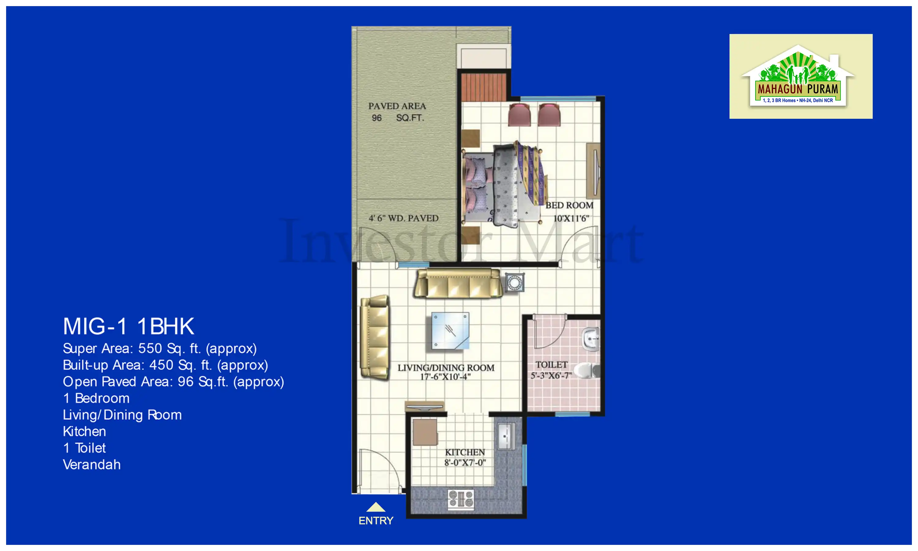 550 Sqft