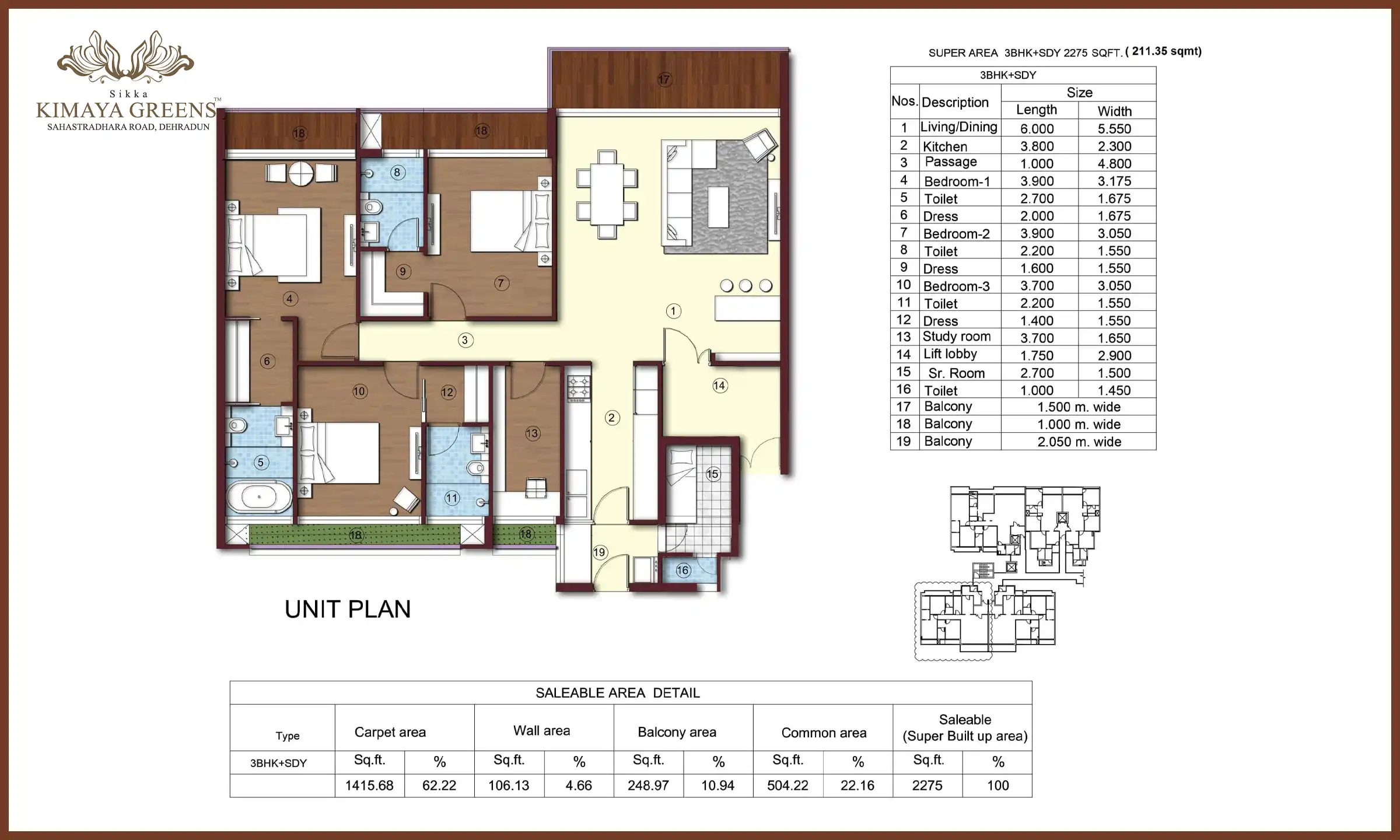 2275 Sqft