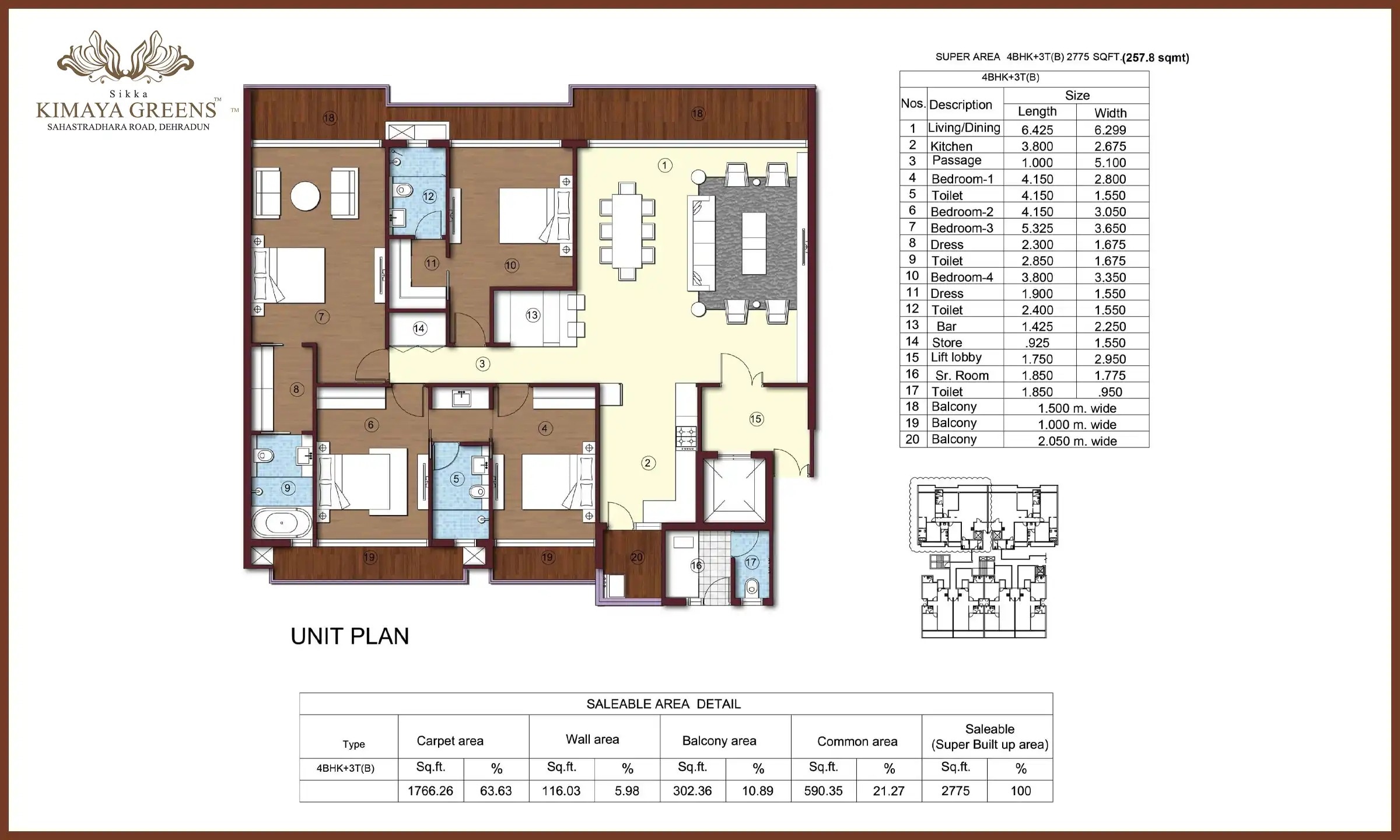 2775 Sqft