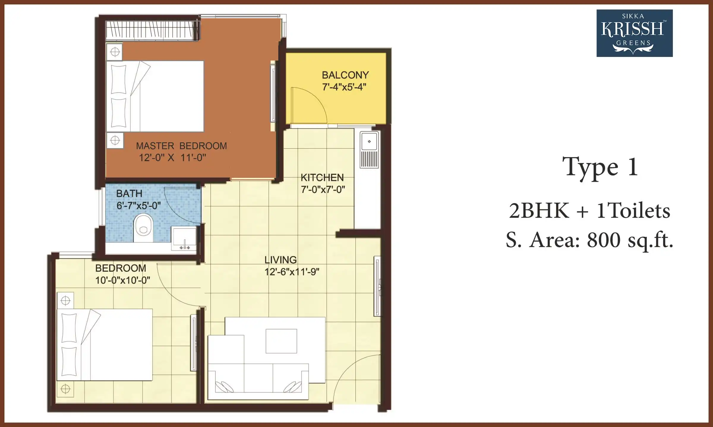 800 Sqft