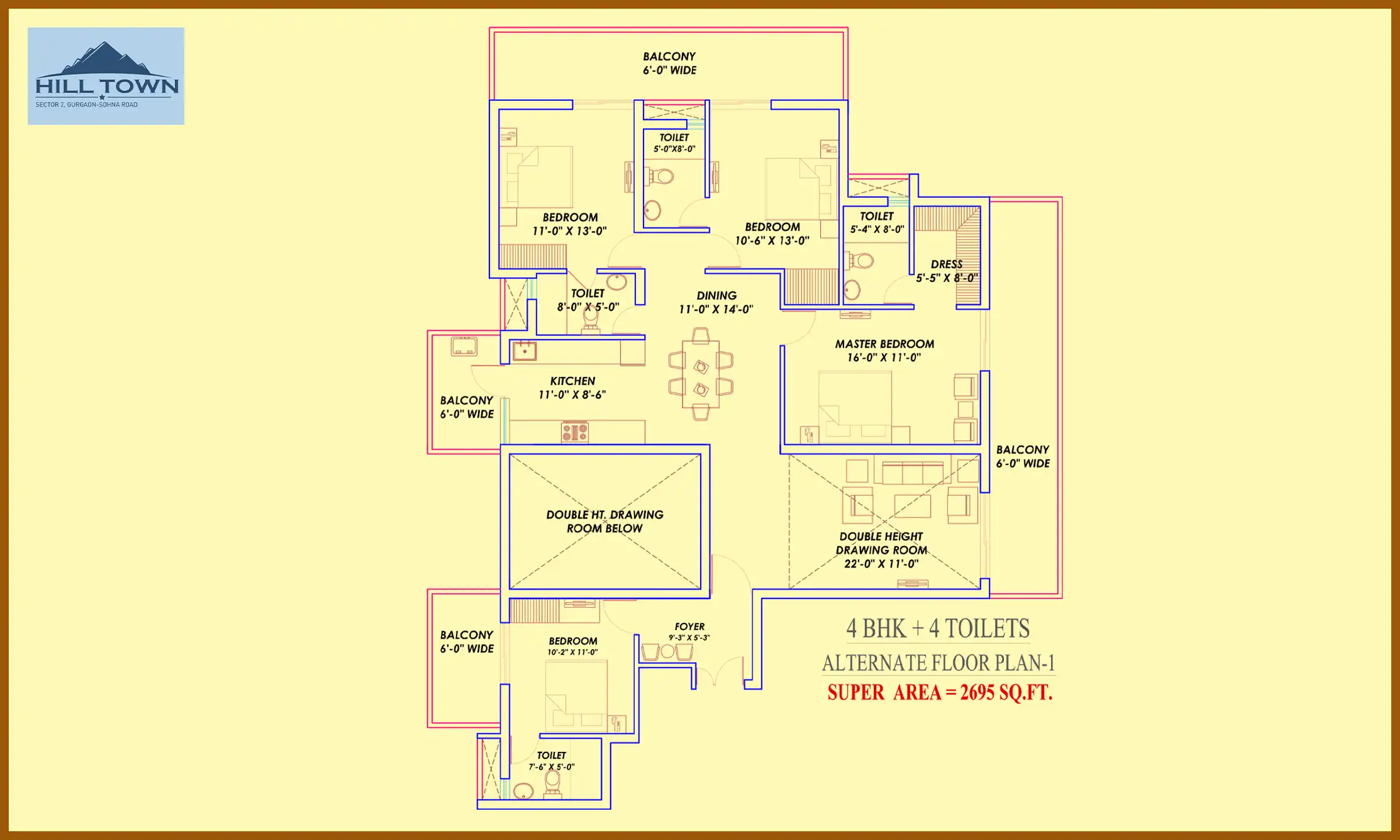 2695 Sqft
