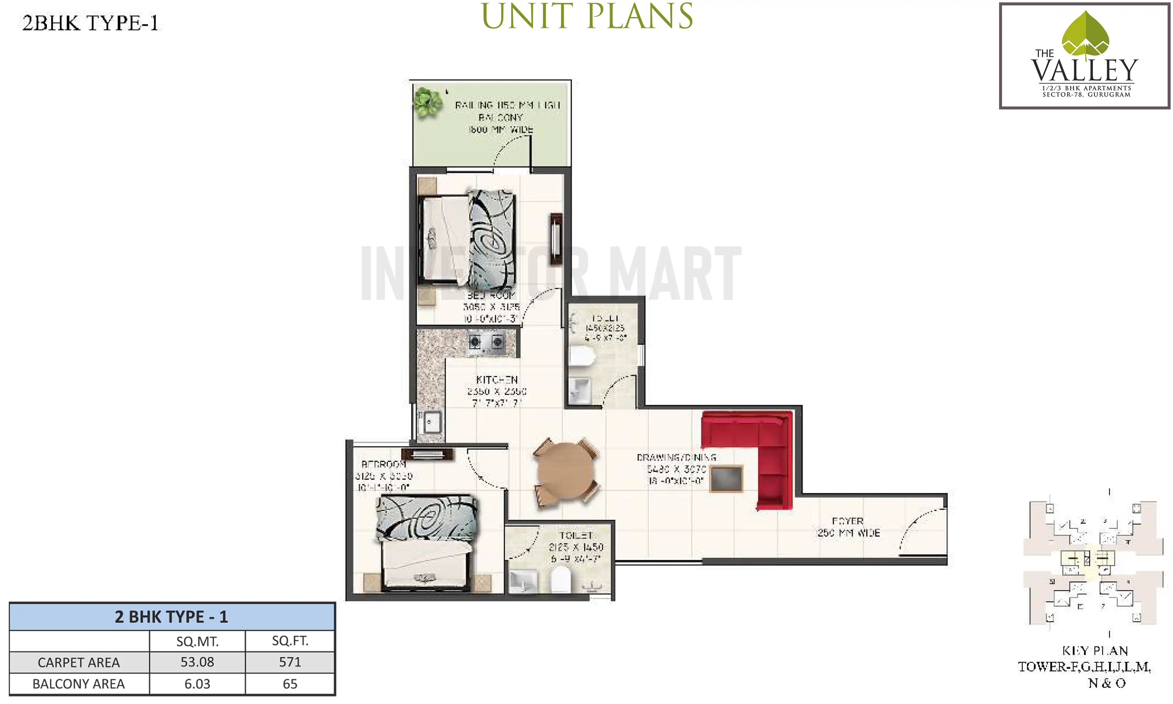 571 Sqft