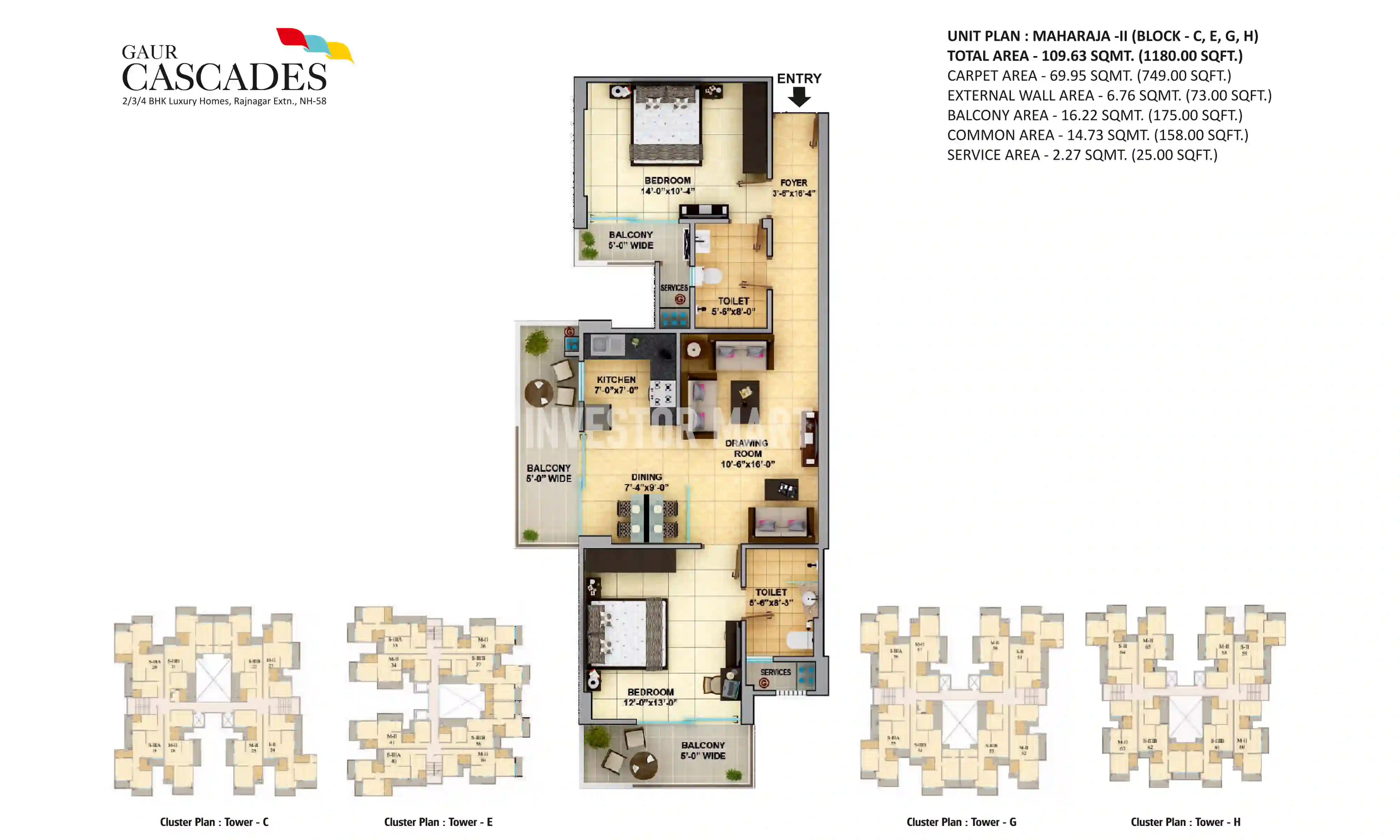1180 Sqft