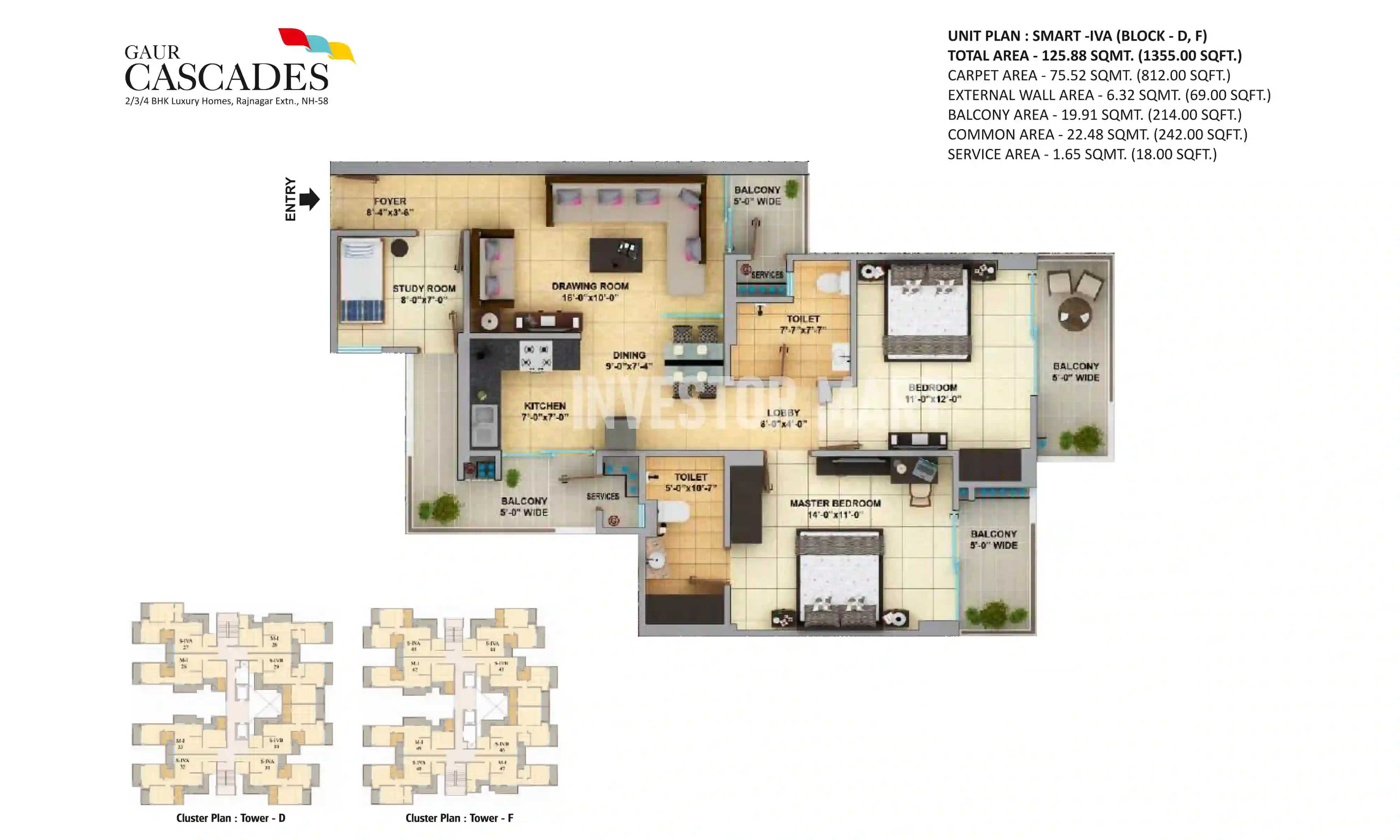 1355 Sqft