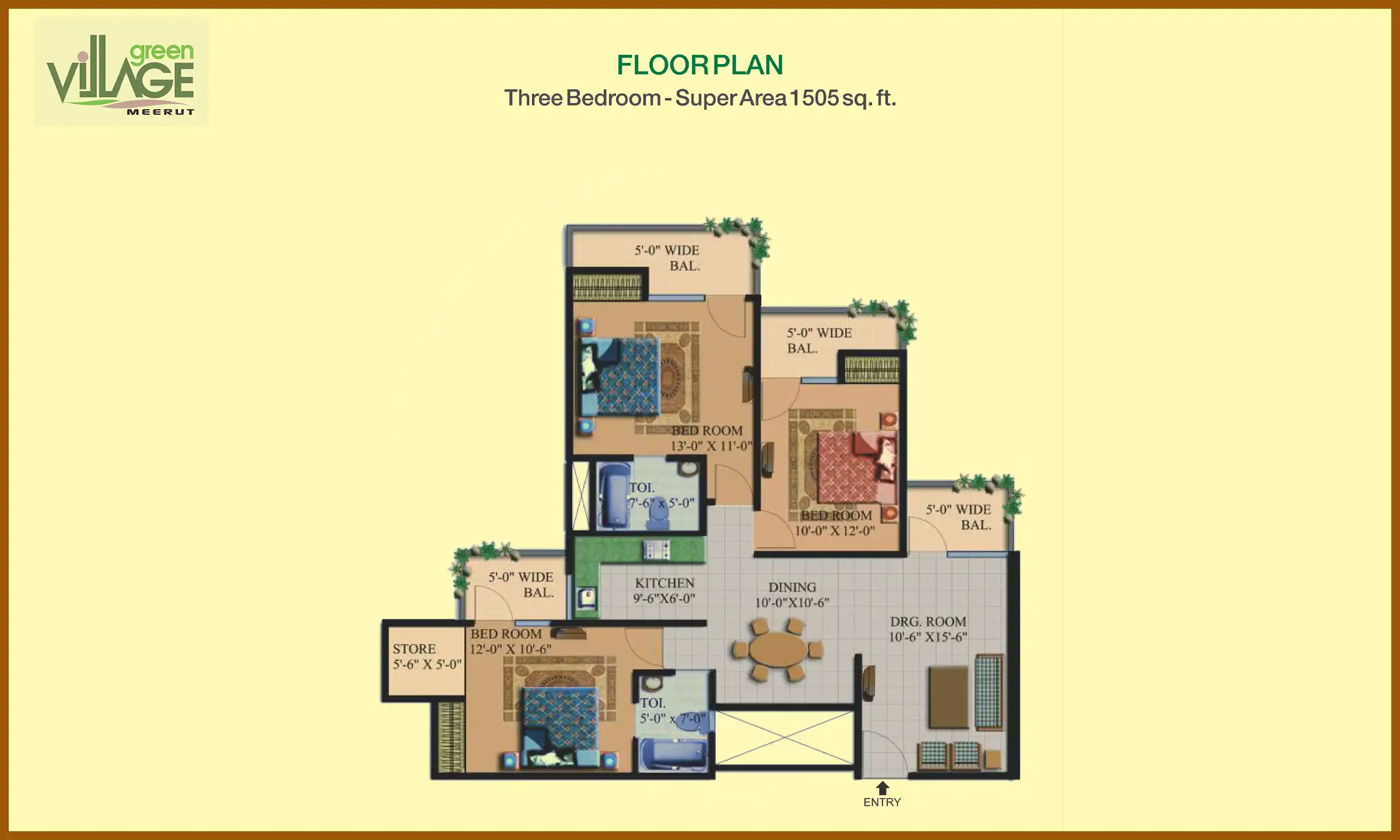 1505 Sqft